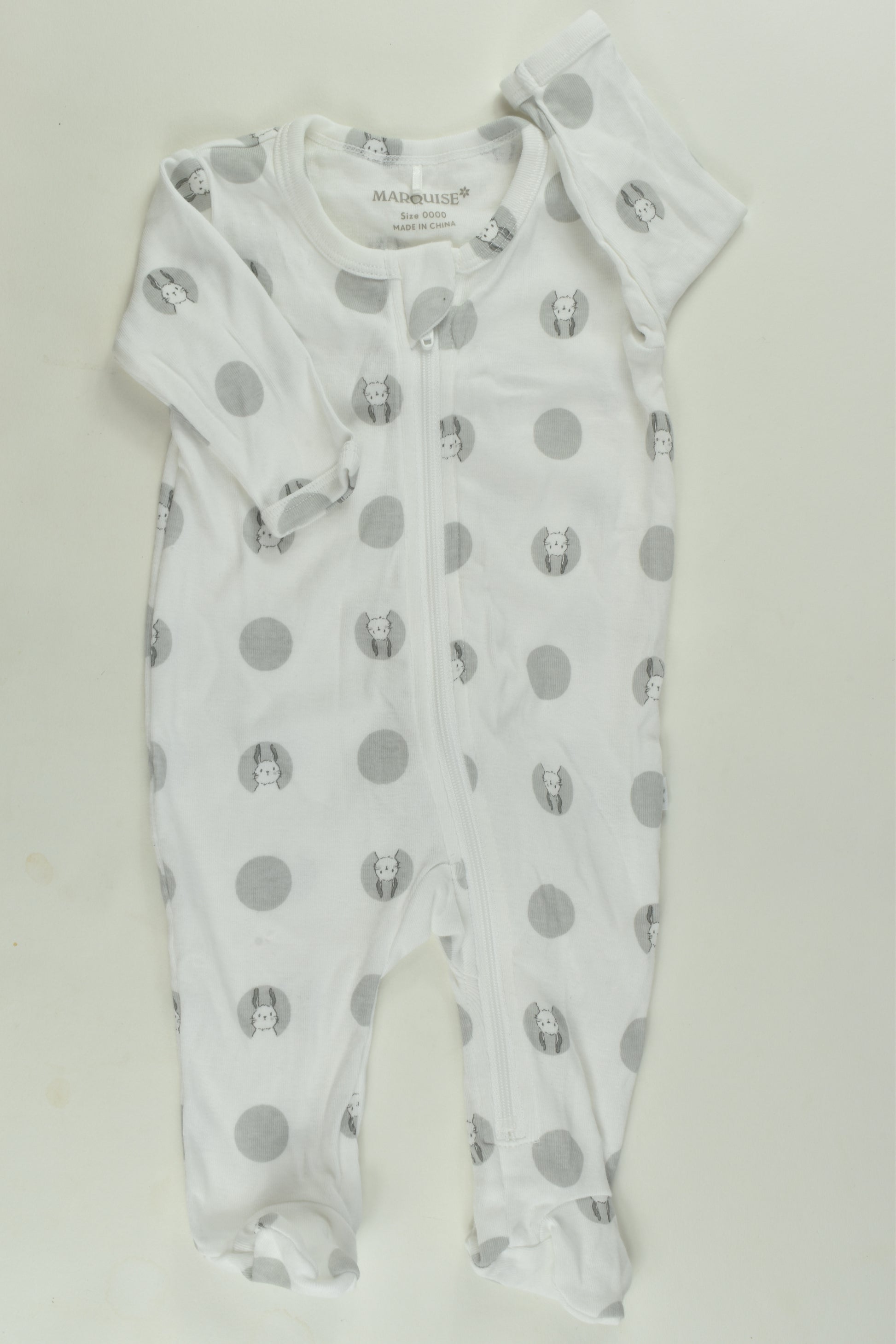 Marquise Size 0000 Bunny Romper