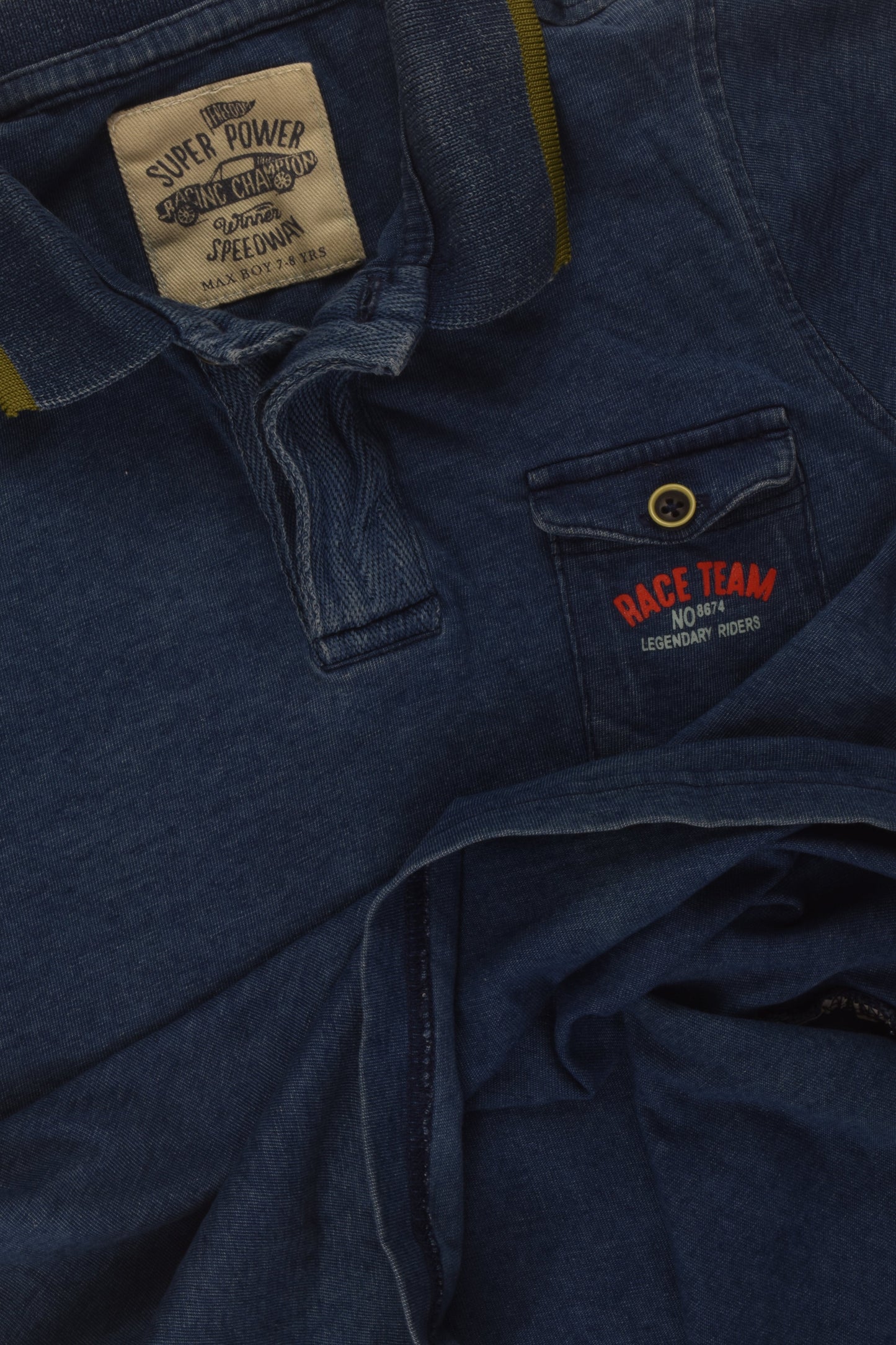 Max Size 7-8 T-shirt with Collar