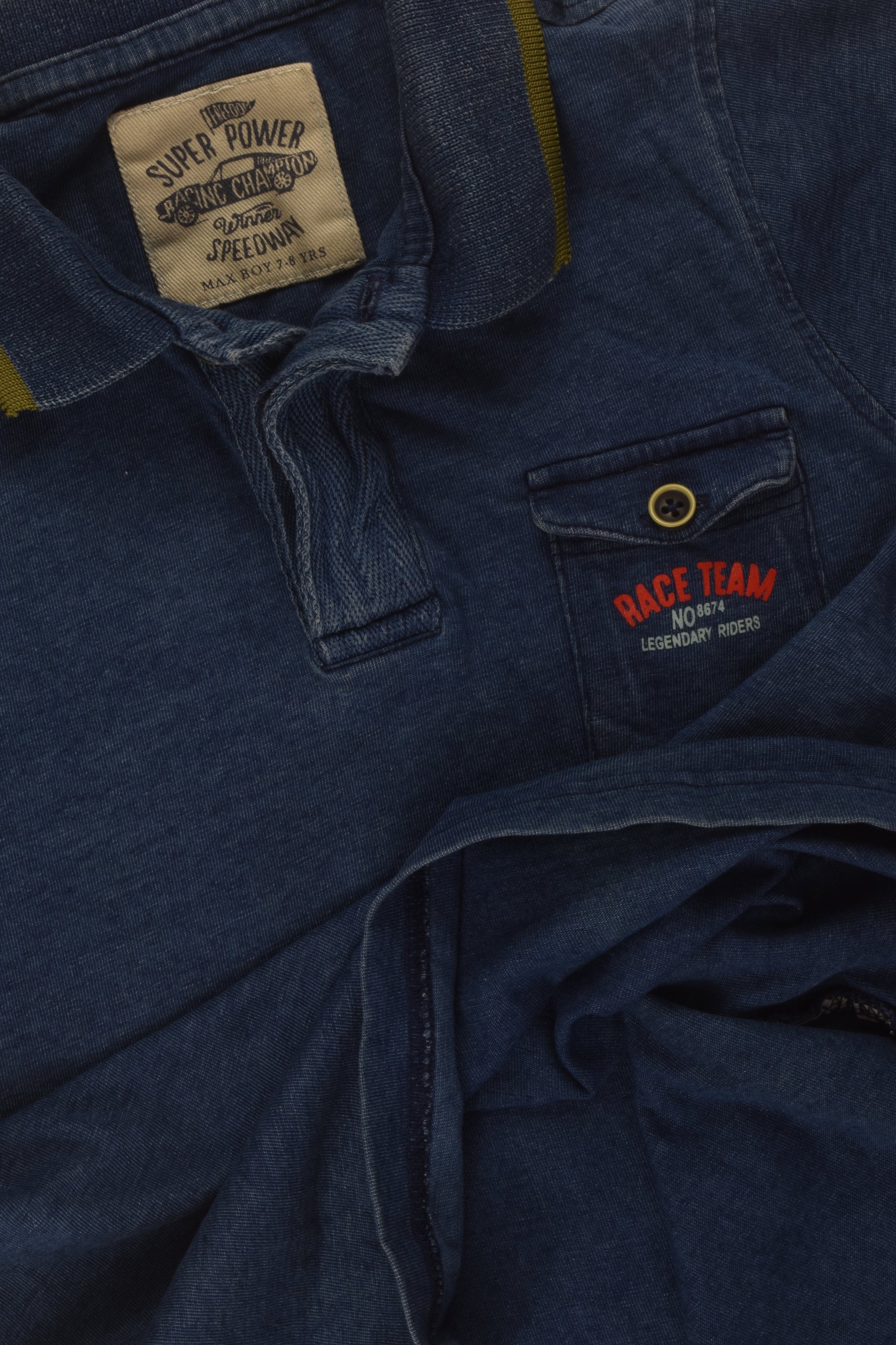 Max Size 7-8 T-shirt with Collar