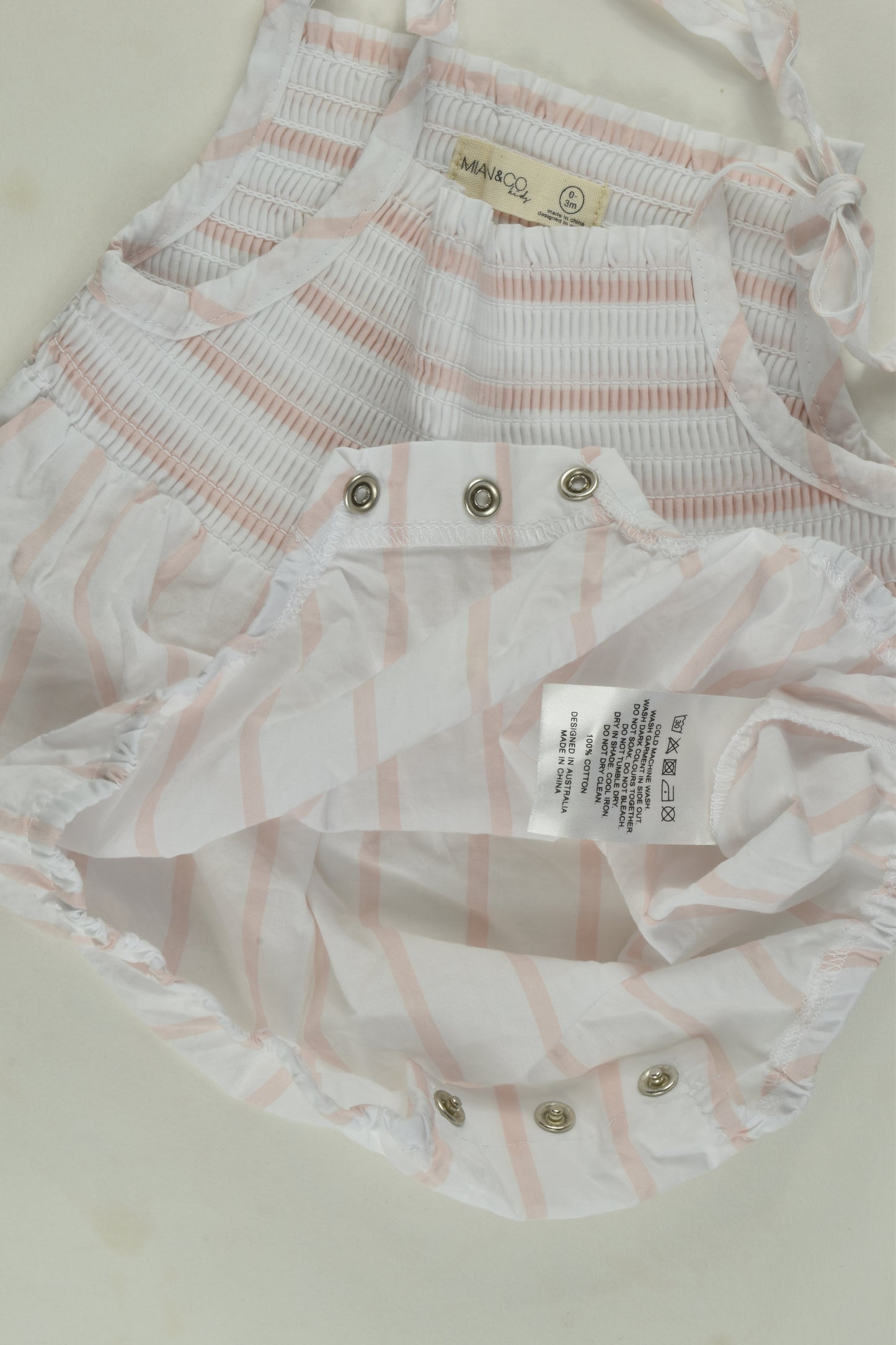 Miann & Co Size 000 Bubble Romper