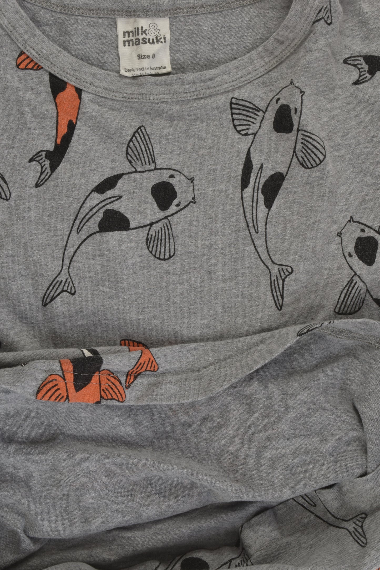 Milk & Masuki Size 8 Fish T-shirt