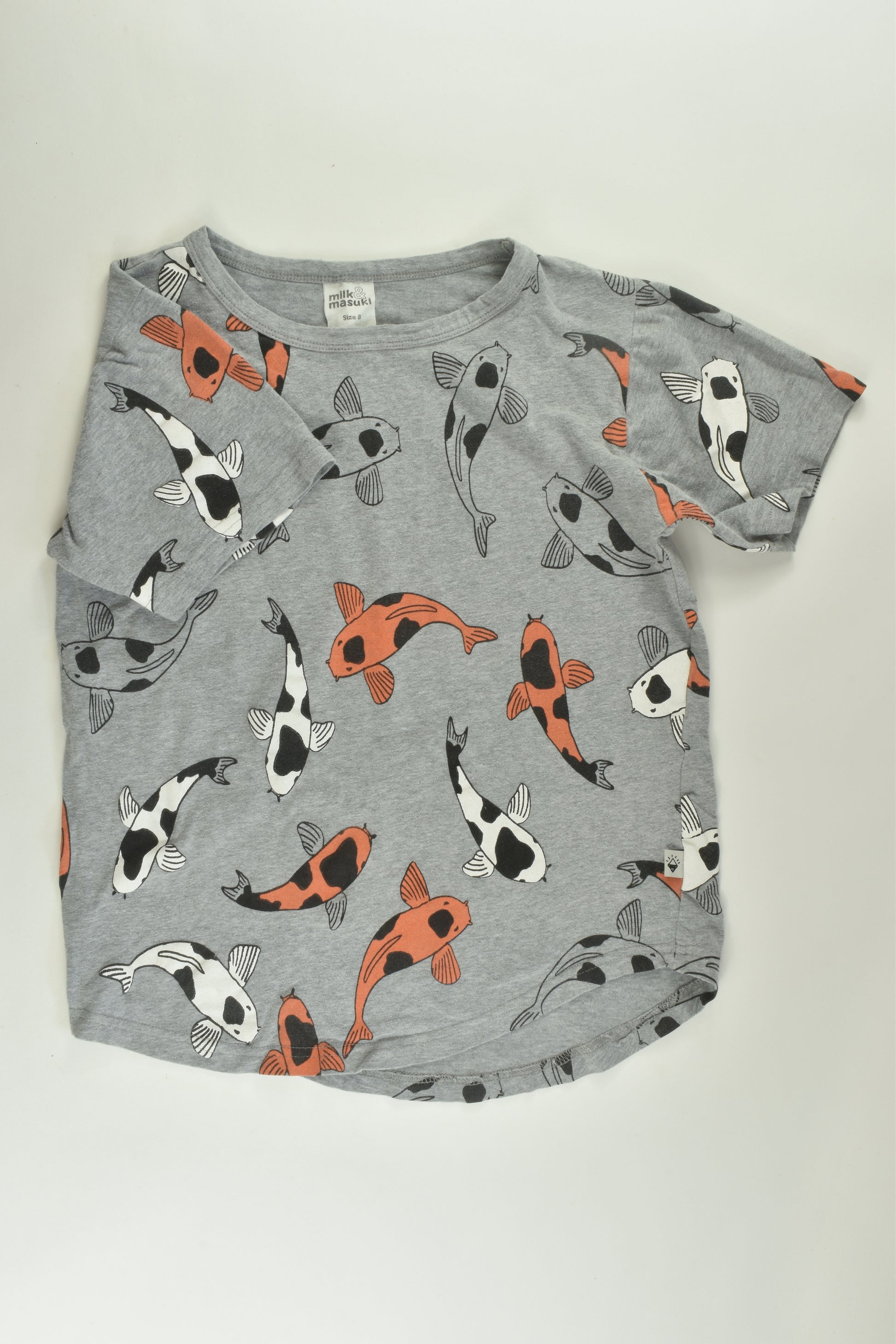 Milk & Masuki Size 8 Fish T-shirt