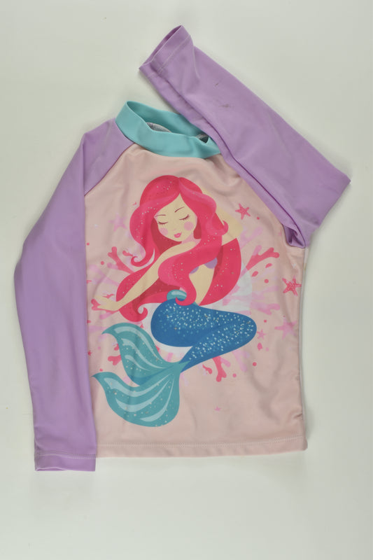 Milkshake Size 3 Mermaid Rashie Top