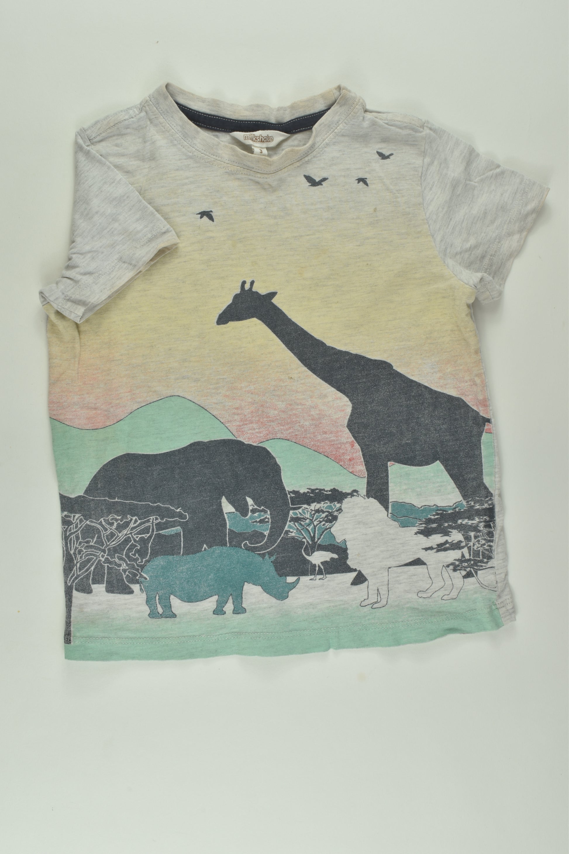 Milkshake Size 3 Safari T-shirt