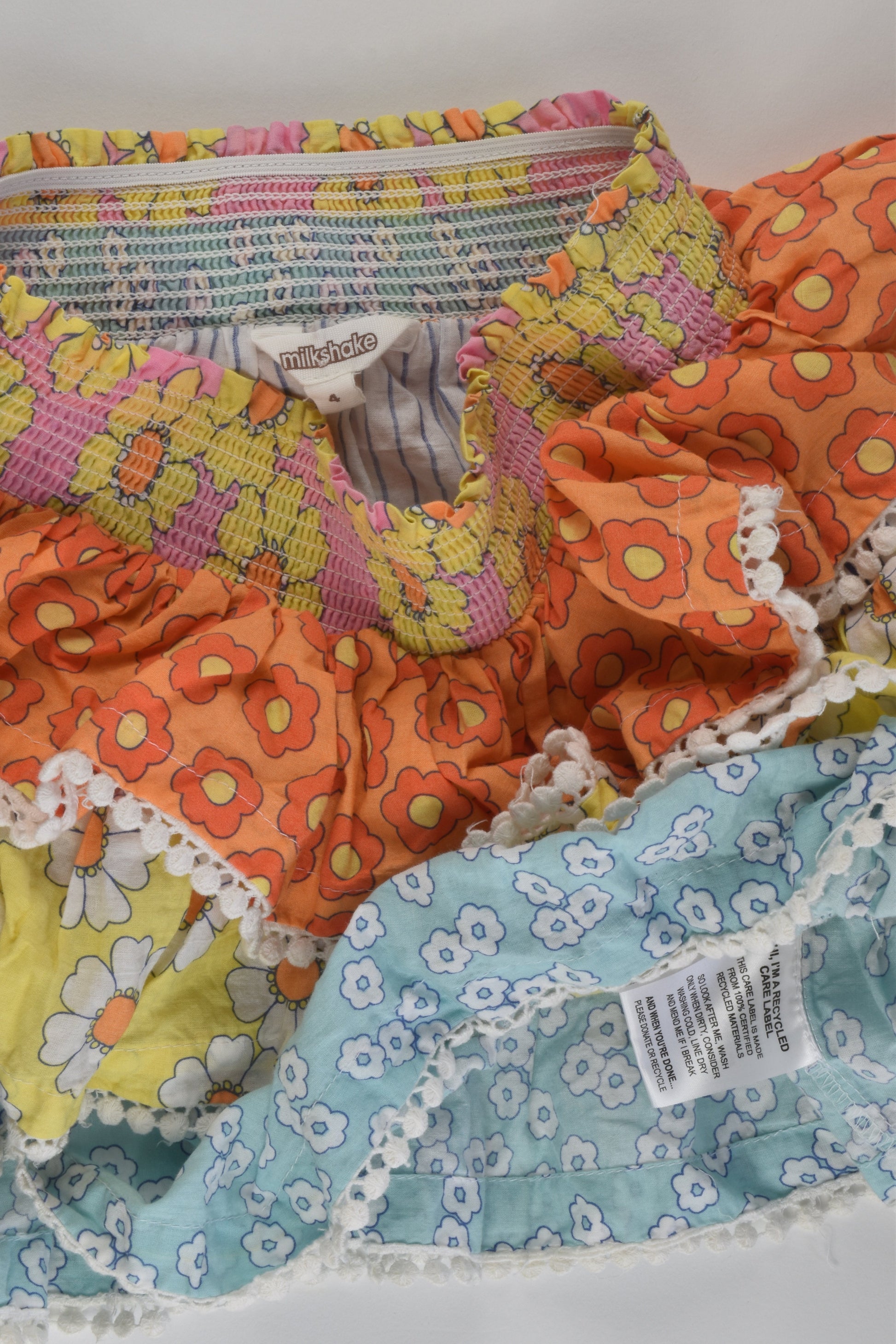 Milkshake Size 4 Floral Skirt