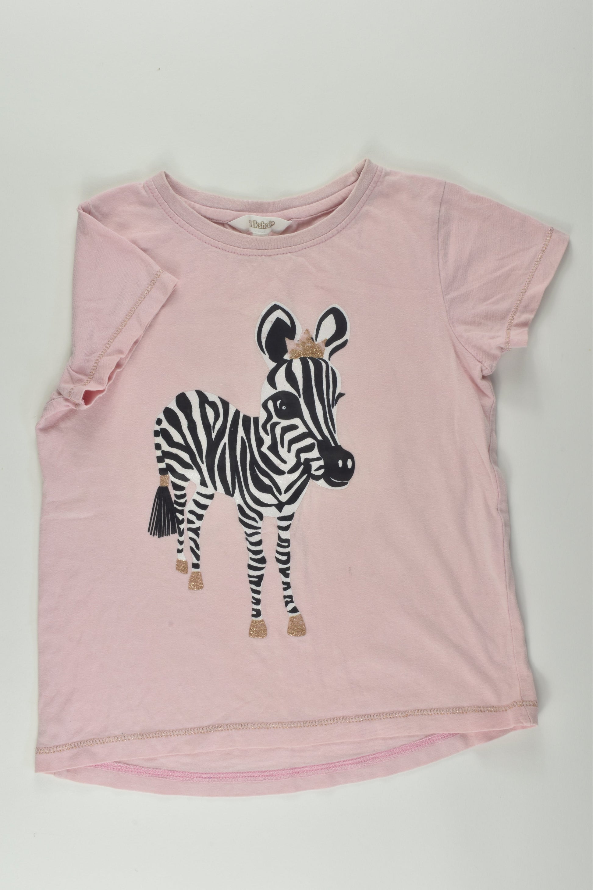 Milkshake Size 5 Zebra T-shirt