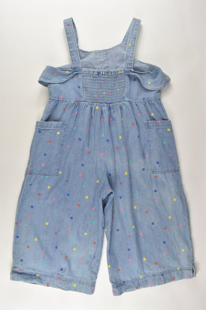 Milkshake Size 6 Floral Denim Jumpsuit