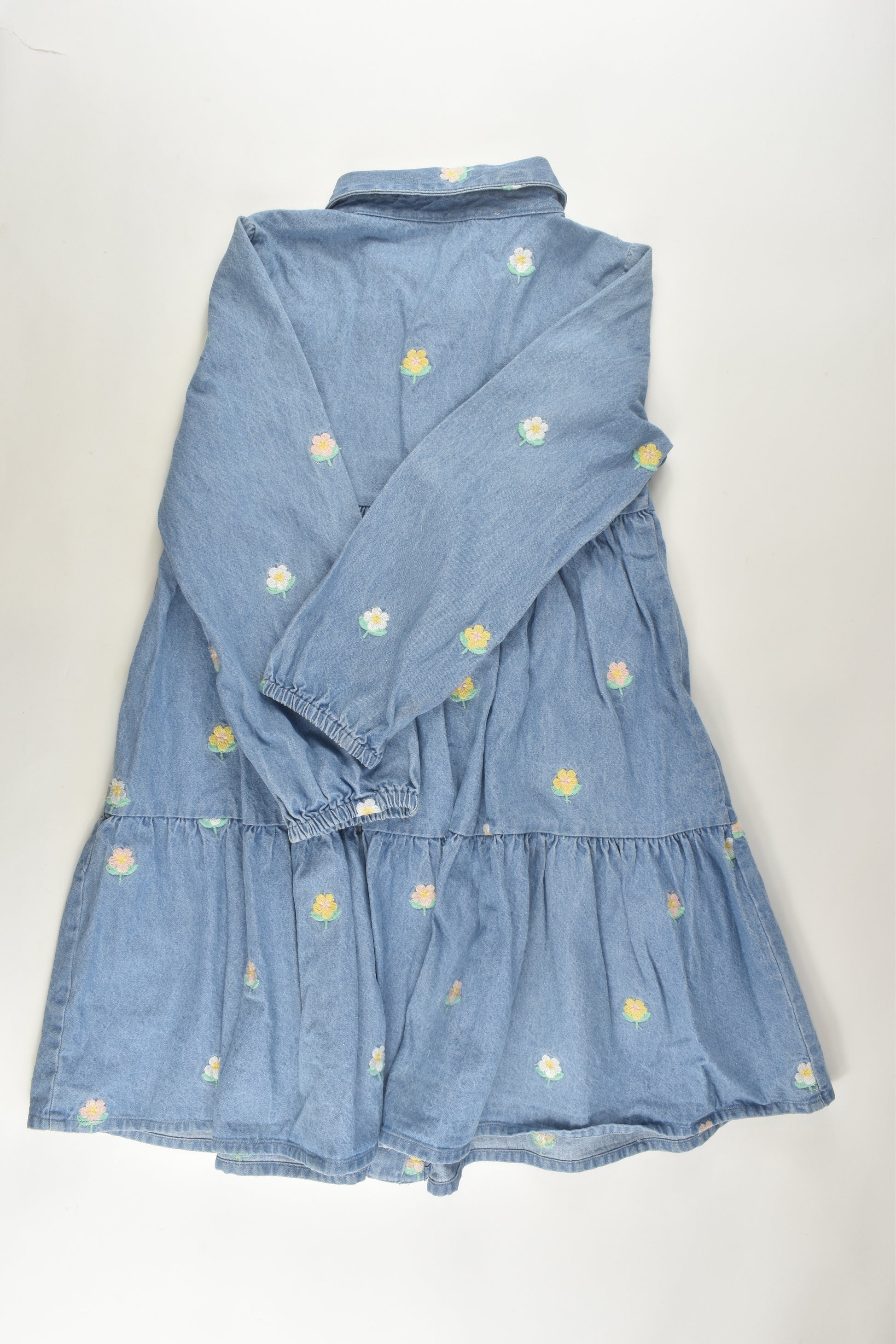 Milkshake Size 7 Denim Embroidery Dress
