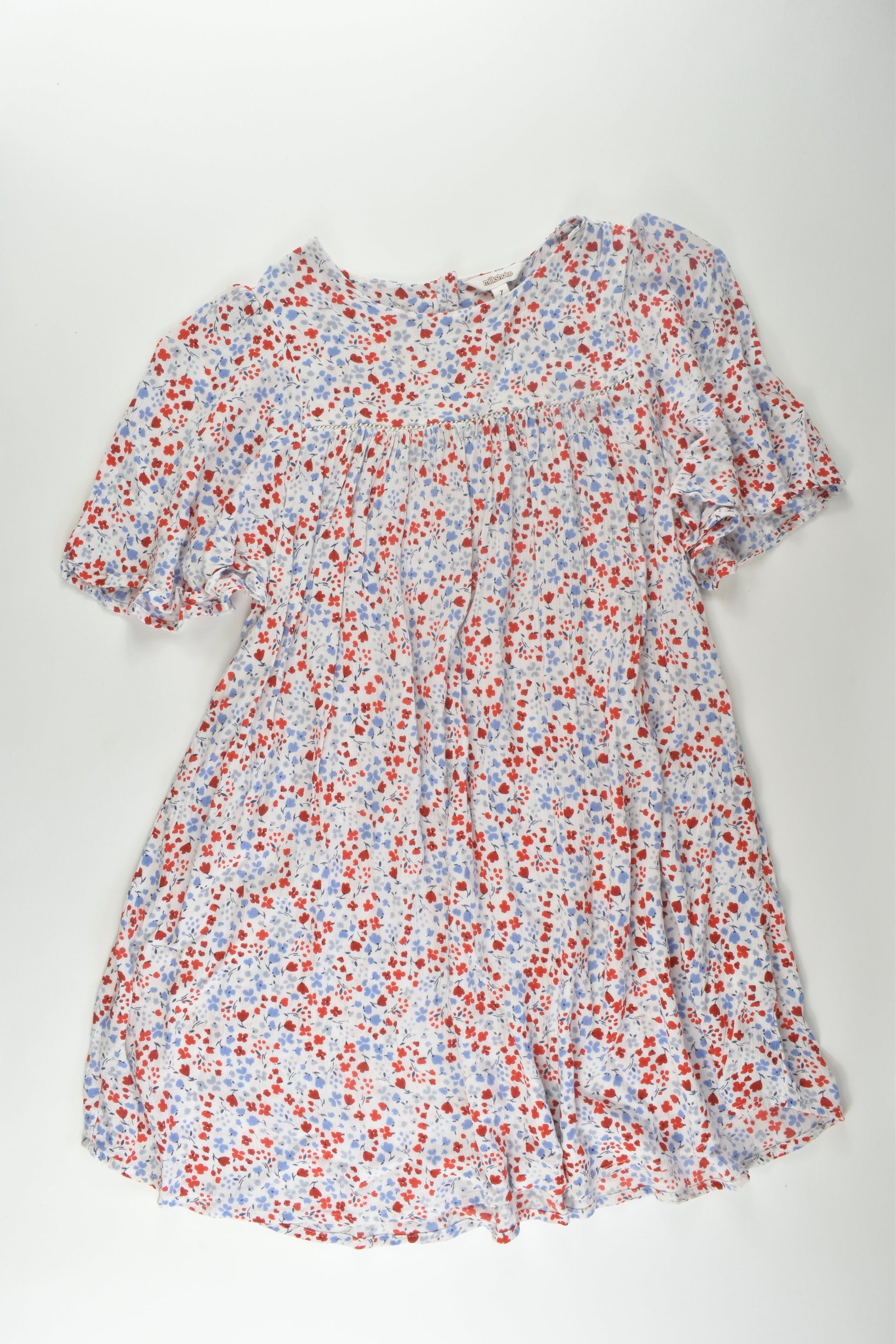 Milkshake Size 7 Floral Viscose Dress