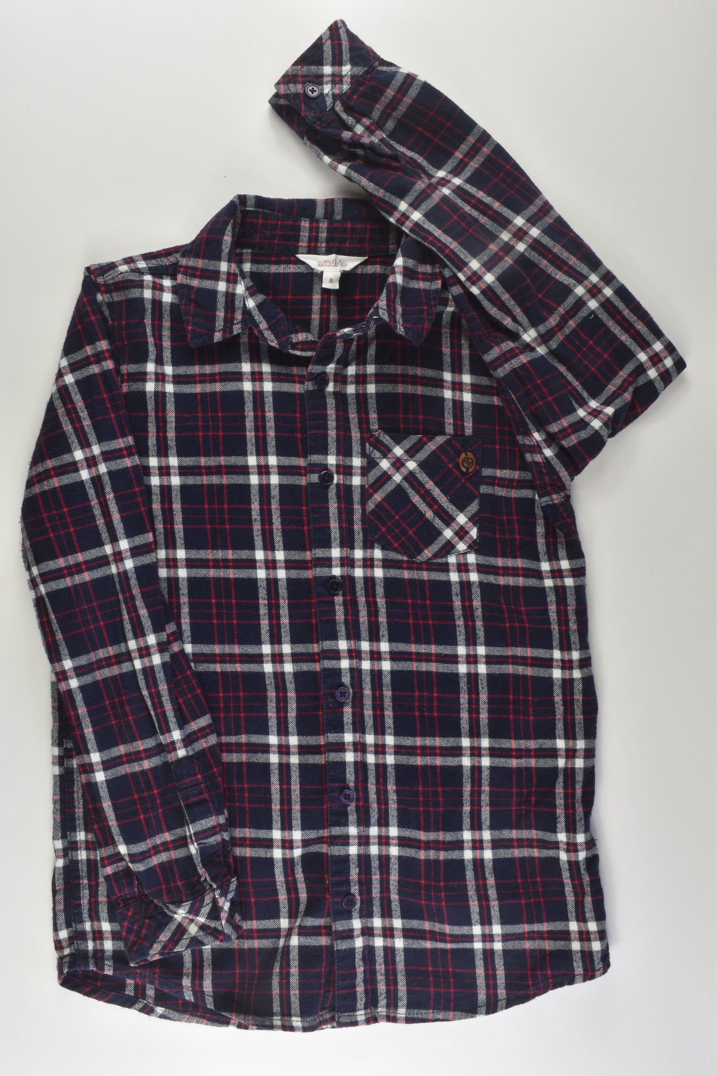 Milkshake Size 8 Flannel Shirt