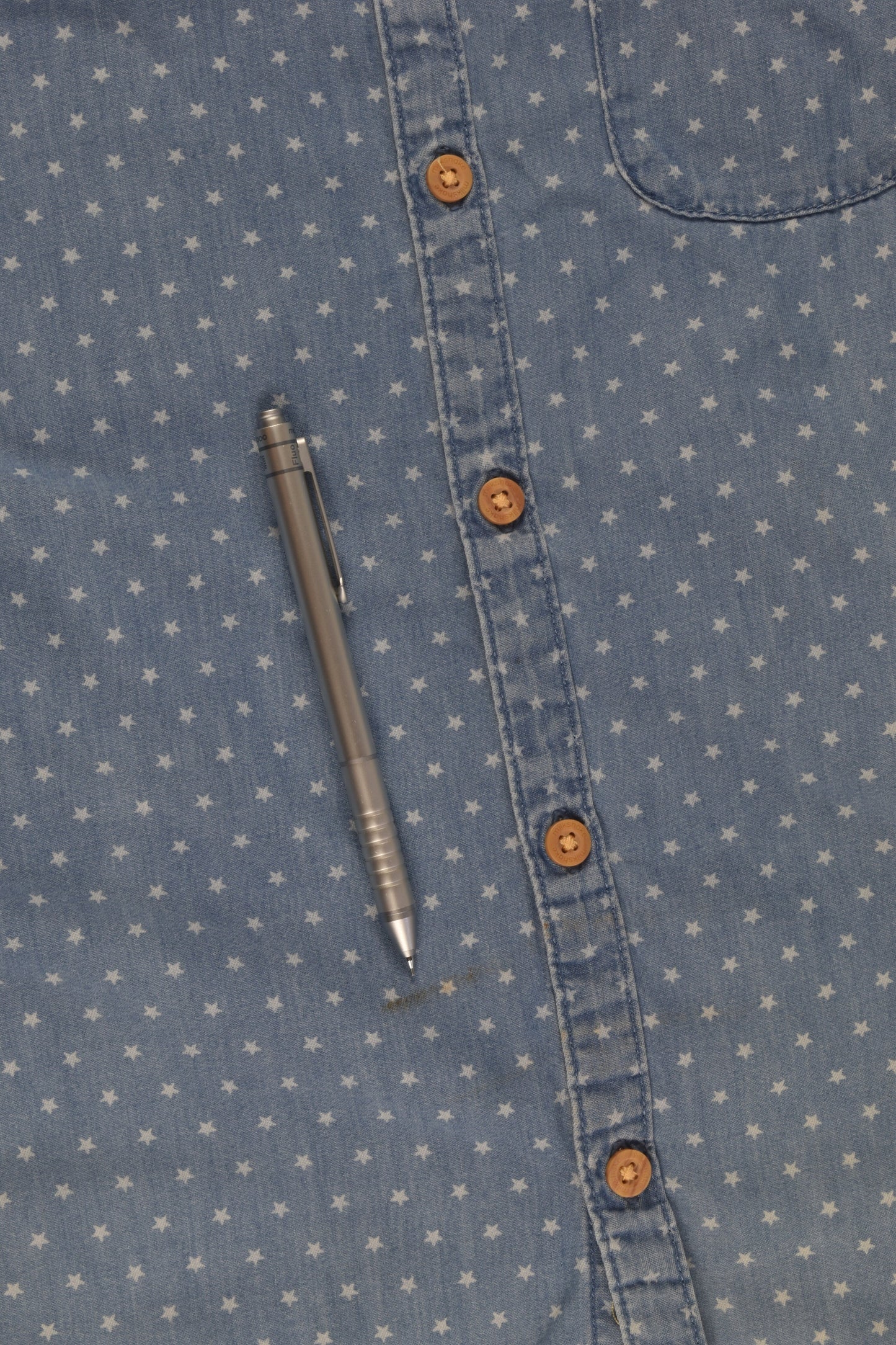 Milkshake Size 8 Stars Denim Shirt