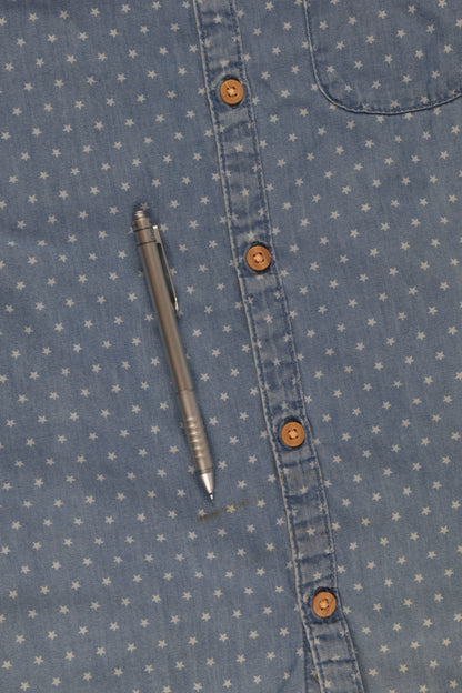Milkshake Size 8 Stars Denim Shirt