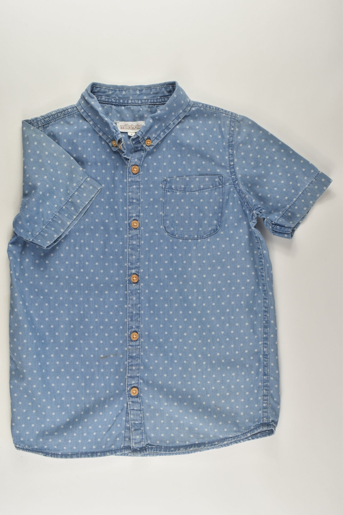 Milkshake Size 8 Stars Denim Shirt