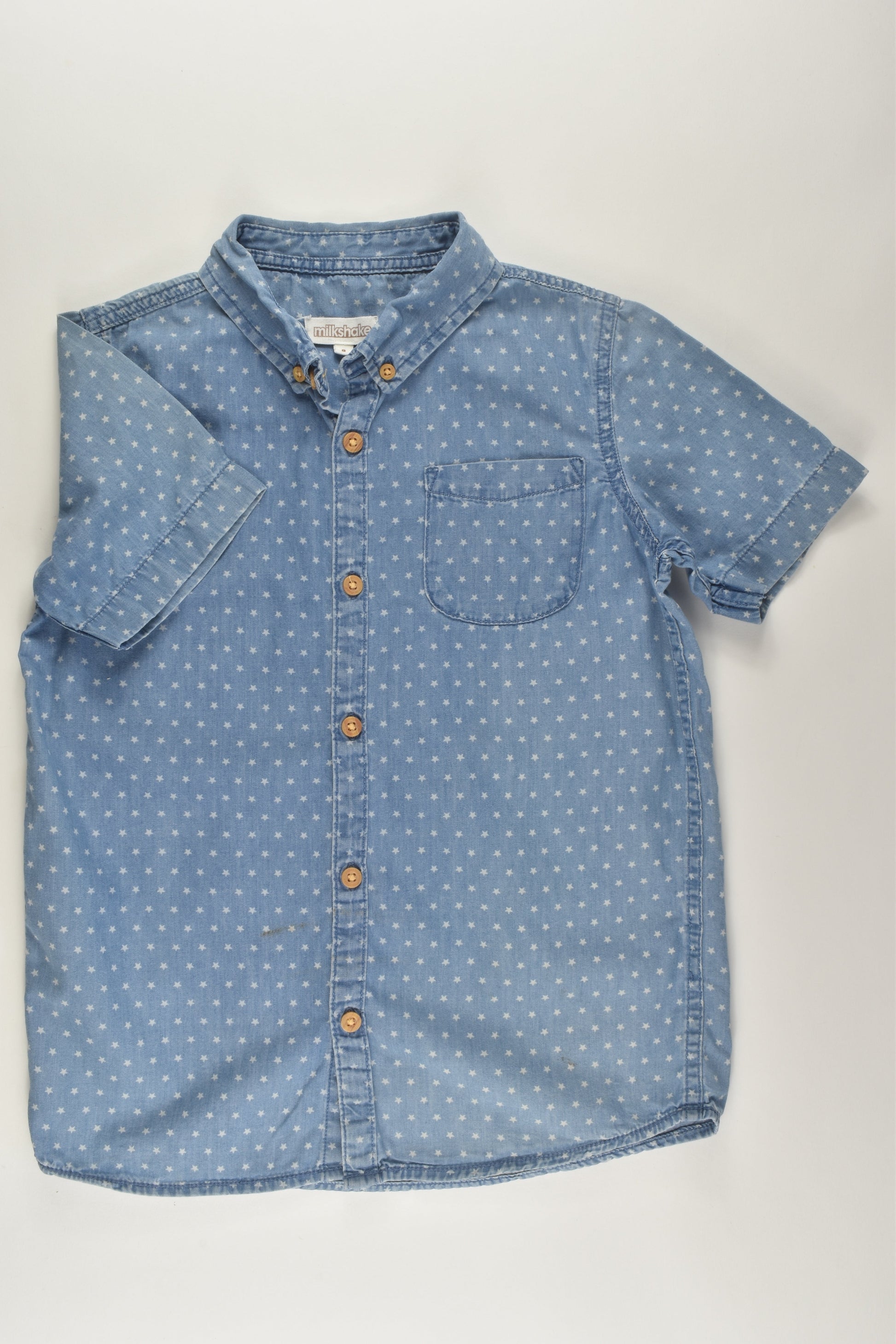 Milkshake Size 8 Stars Denim Shirt