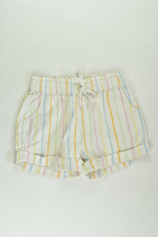 Milkshake Size 8 Striped Shorts