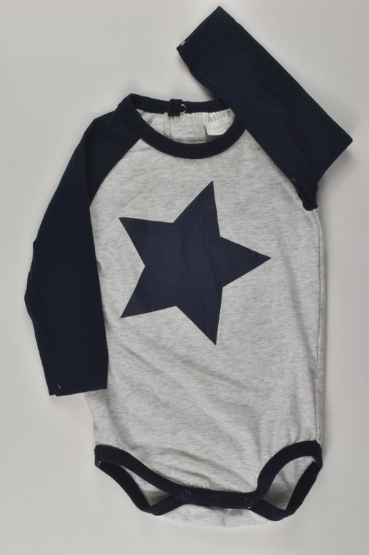 Milky Size 00 Star Bodysuit