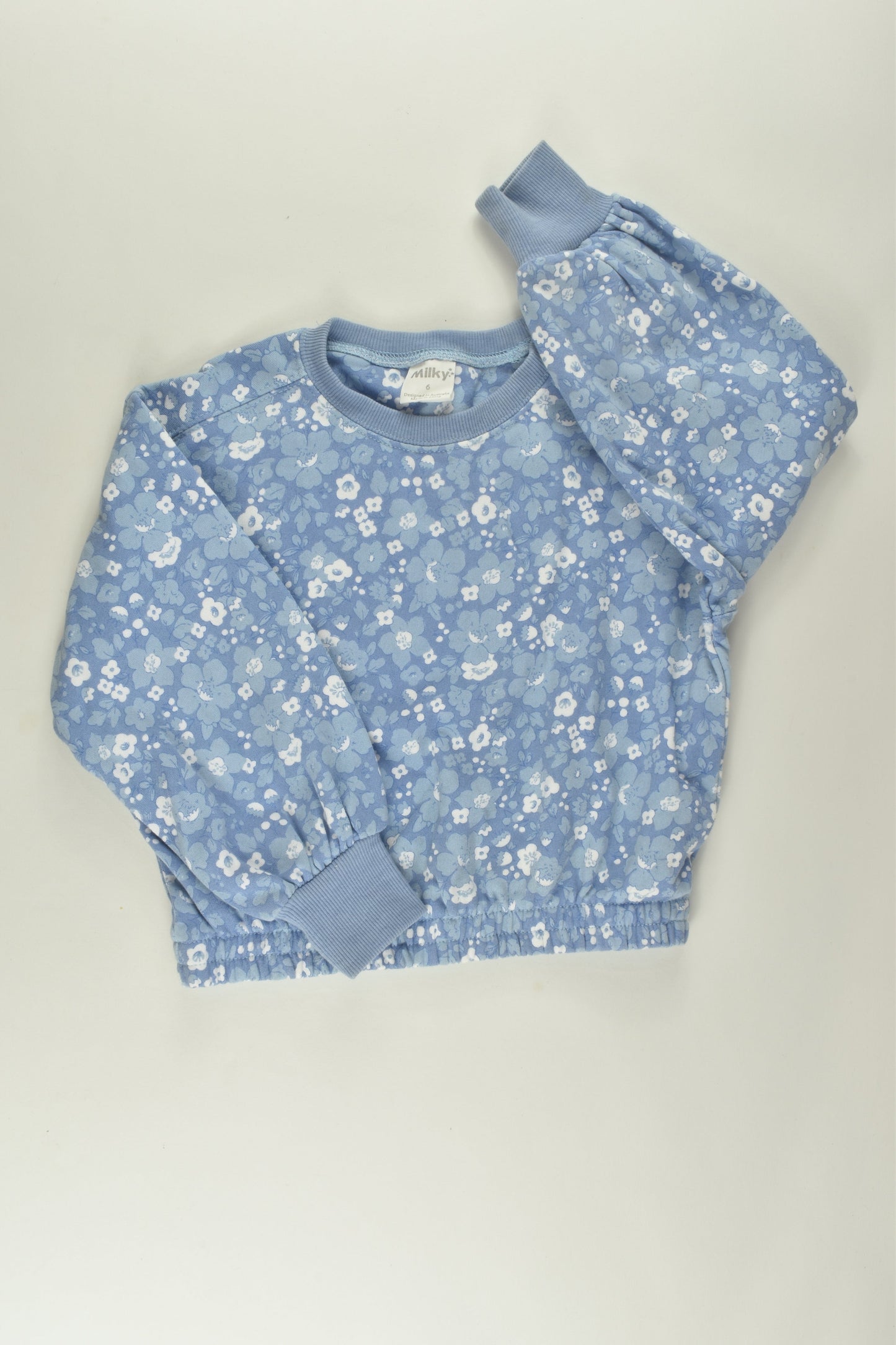 Milky Size 6 Floral Sweater