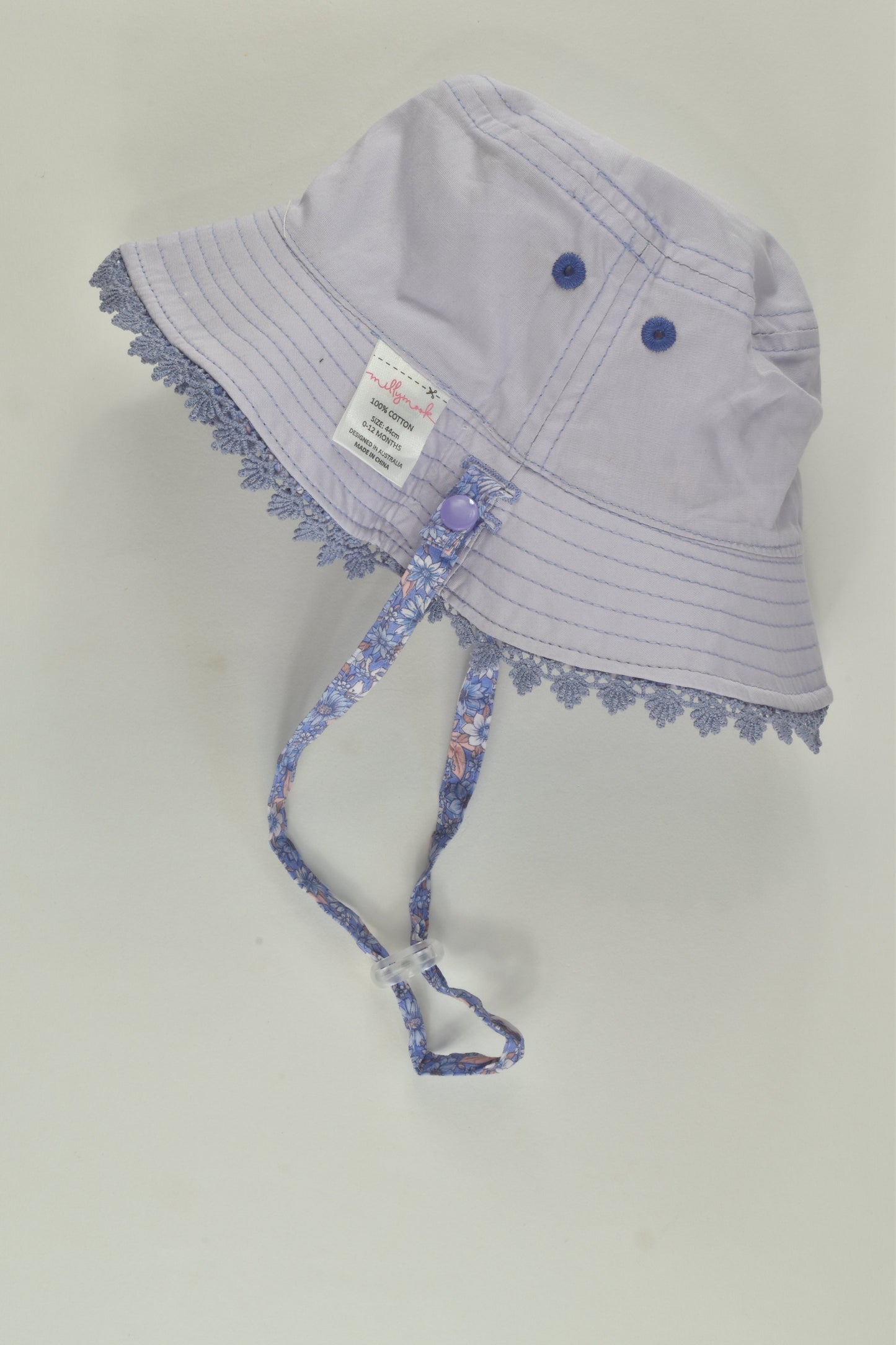 Millymook Size 0-12 months Reeversible Sun Hat