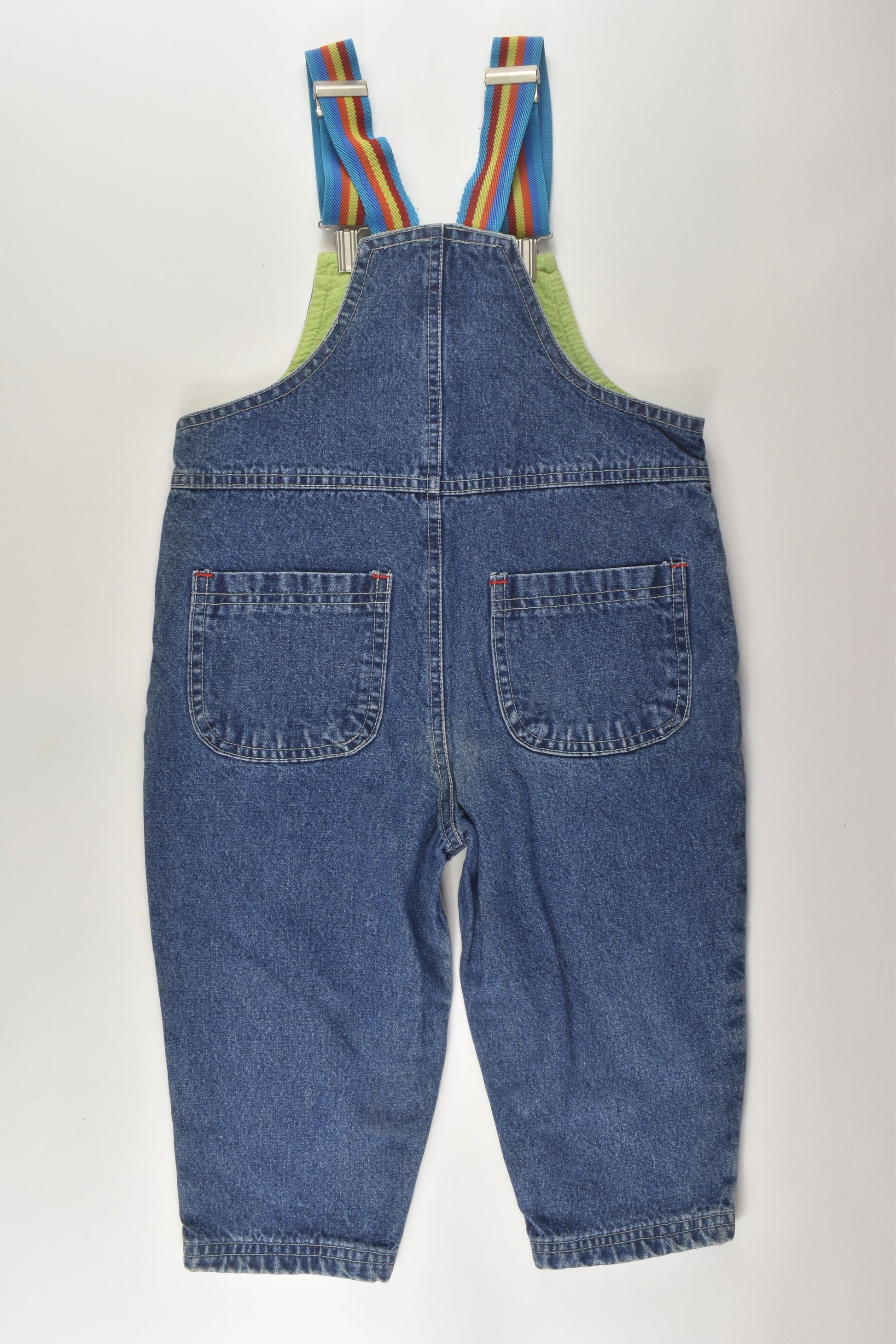 Mimi Size 1-2 French Maisy Mouse Vintage Denim Overalls