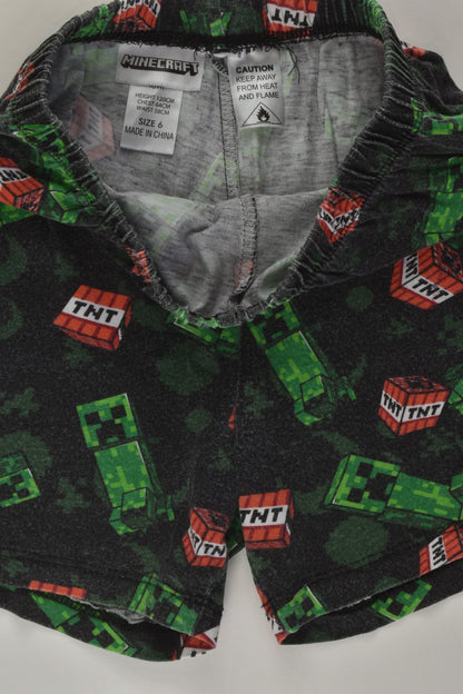Minecraft Size 6 Shorts