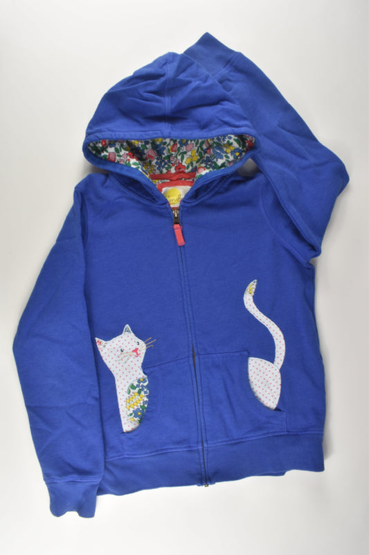 Mini Boden Size 11-12 Liberty Print Cat Zip Jumper