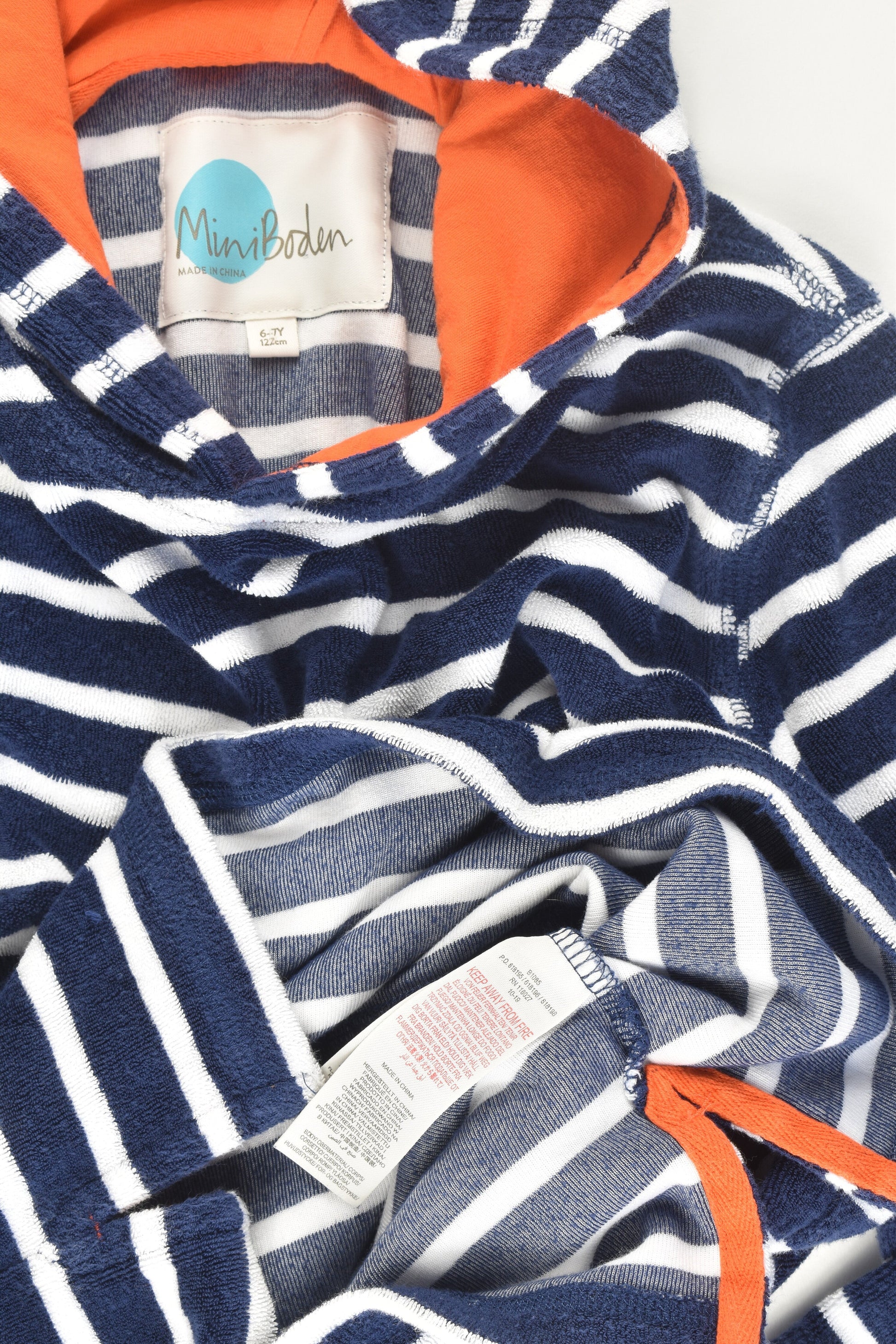 Mini Boden Size 6-7 Terry Towel Robe