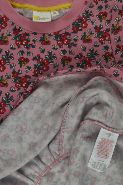Mini Boden Size 7-8 Floral Sweater Dress