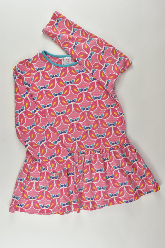 Mini Club Size 5-6 Retro Birds Dress