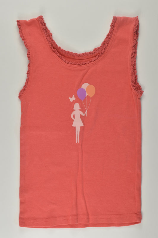Mini Fin Size 6 Girl and Balloons Singlet