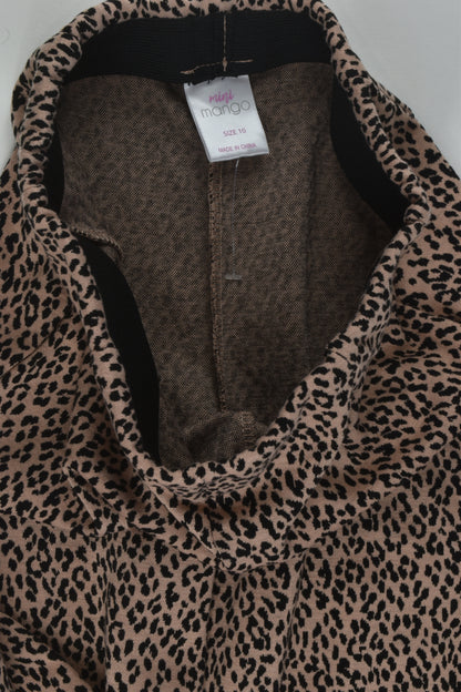 Mini Mango Size 10 Leopard Print Pants