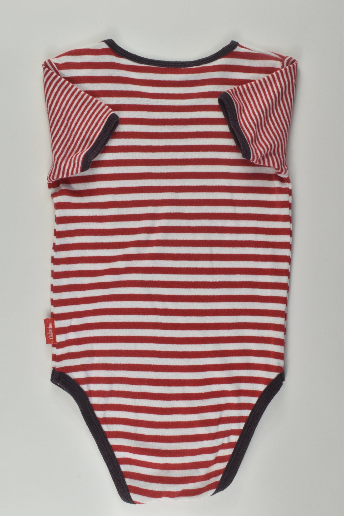 Mini Rhubarb Size 00 Striped Bodysuit