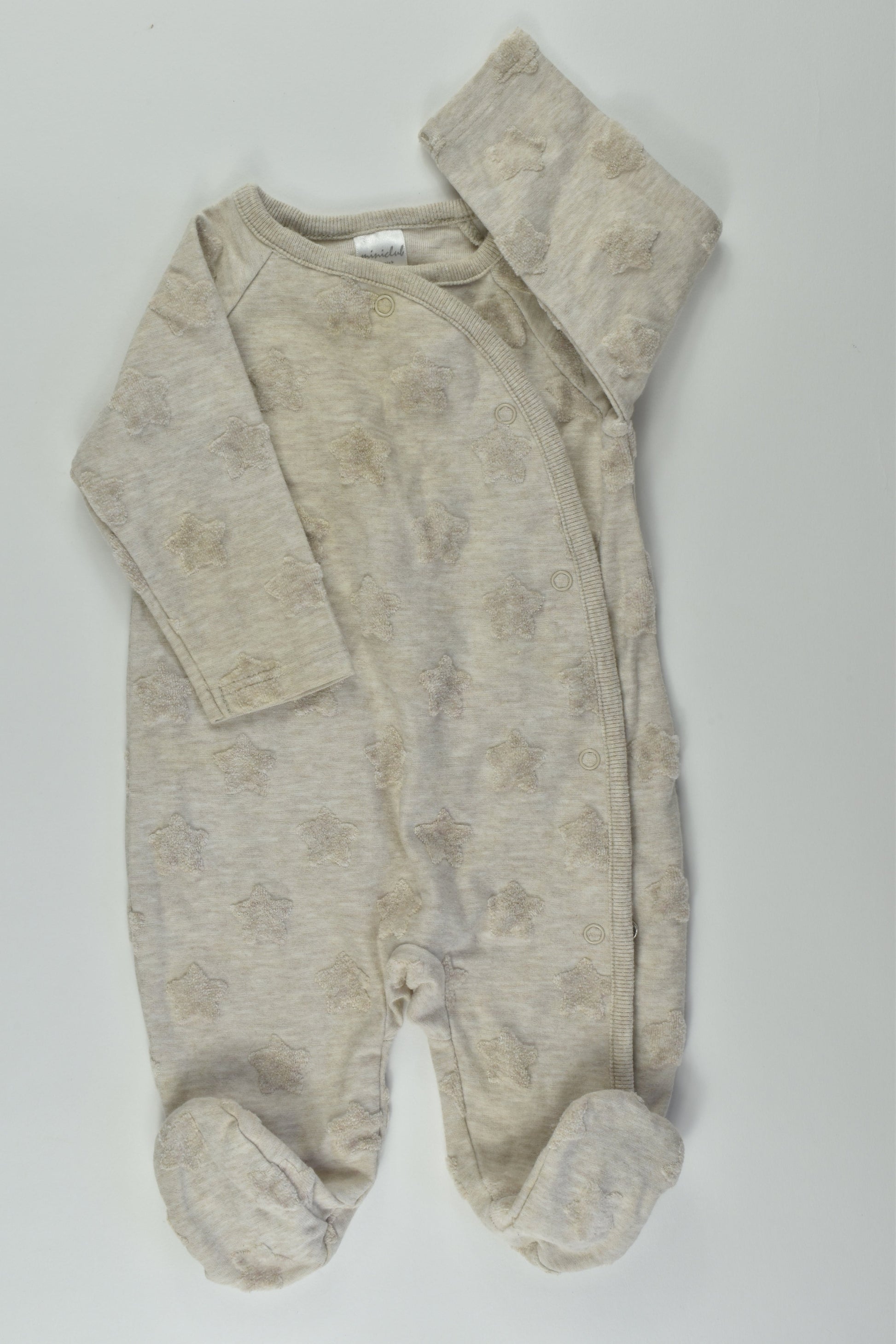 Miniclub Size 0000 Footed Romper