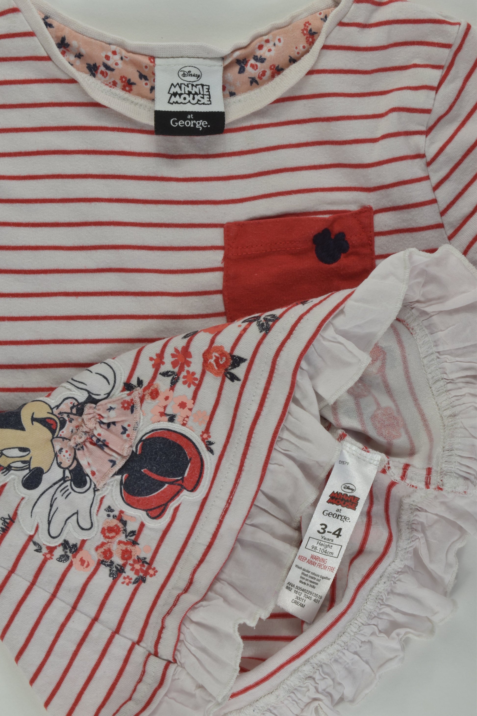 Minnie Mouse at George Size 3-4 Top