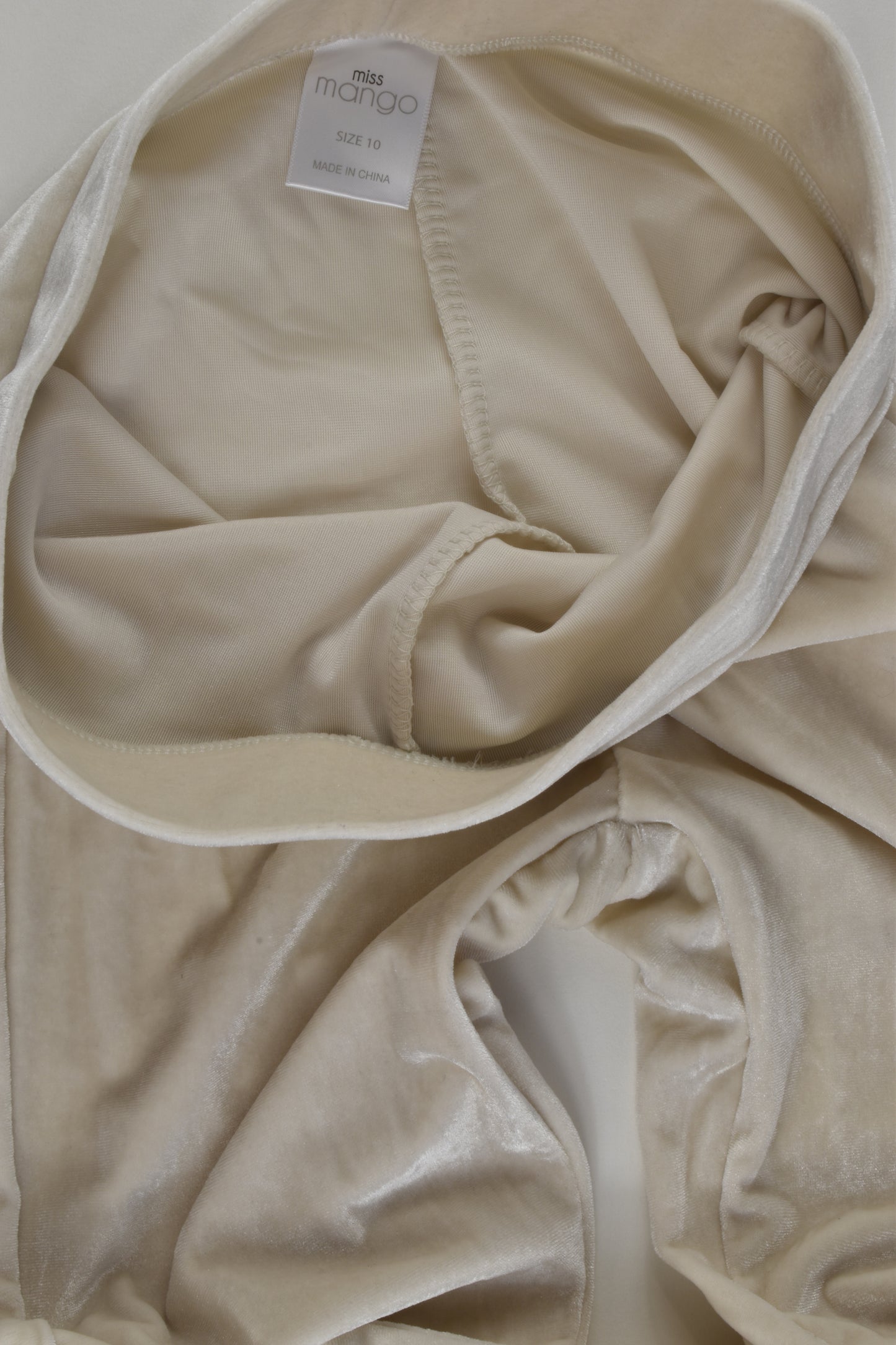 Miss Mango Size 10 Velvety Stretchy Pants