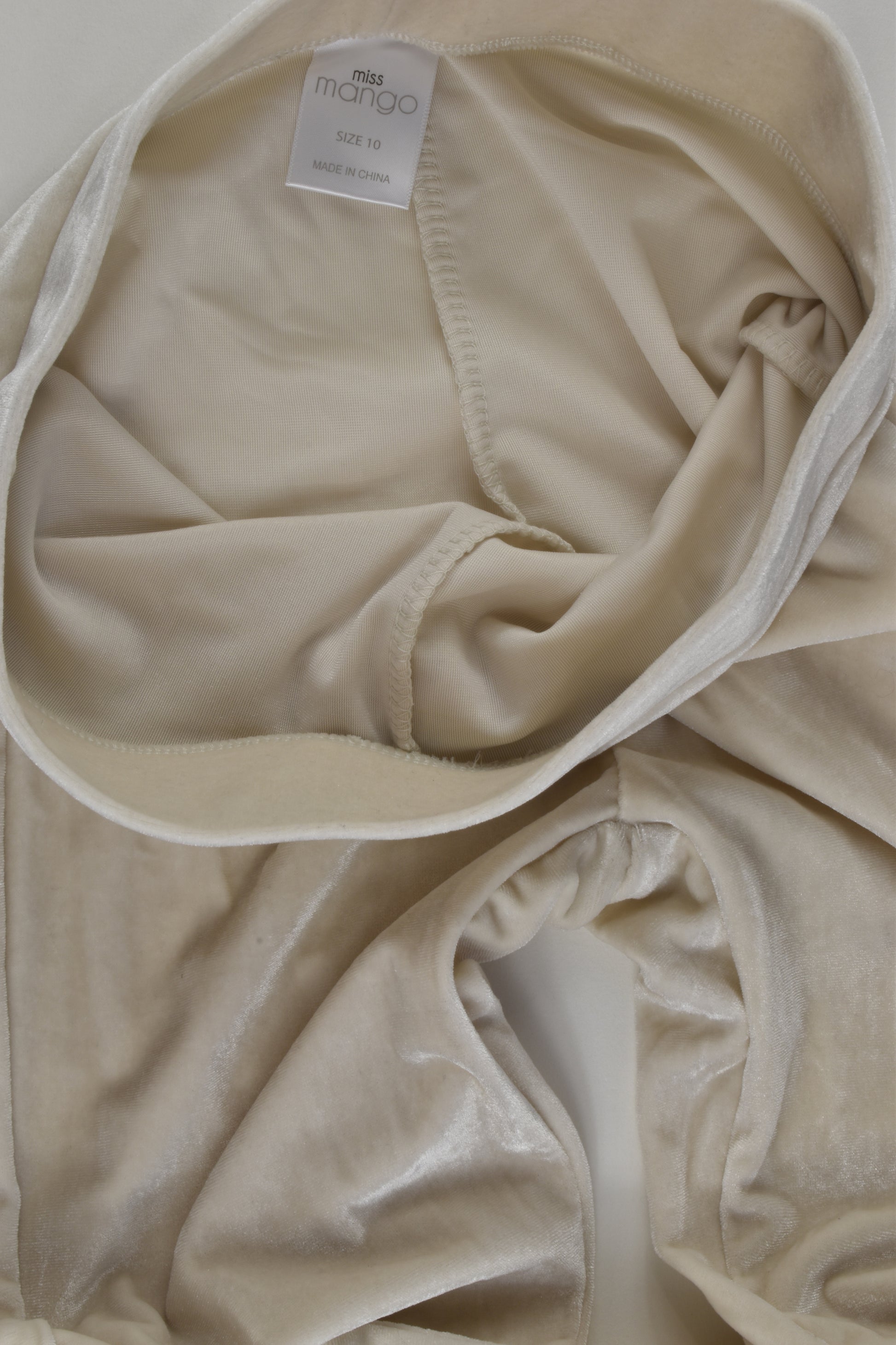 Miss Mango Size 10 Velvety Stretchy Pants