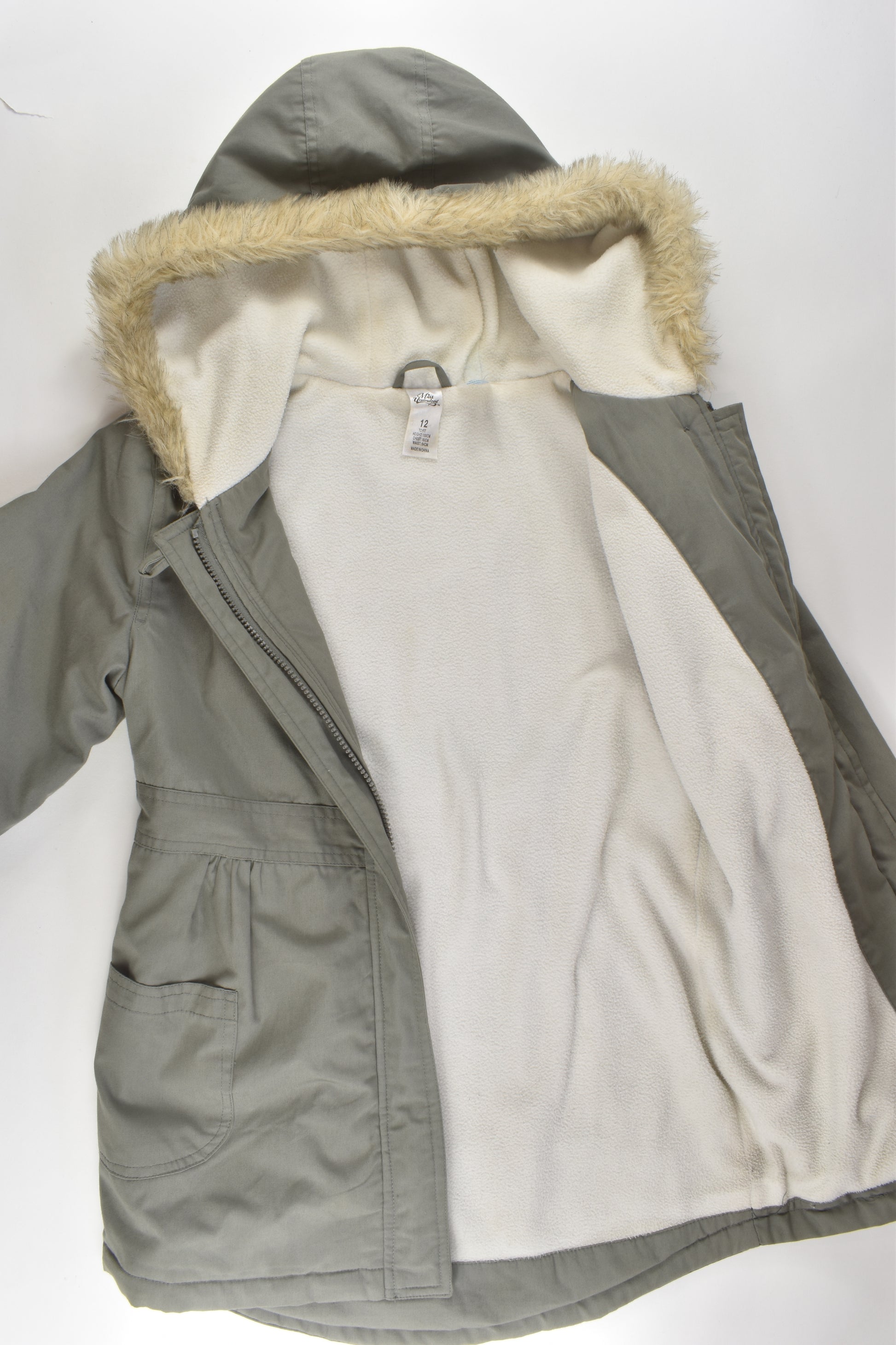Miss Understood Size 12 Fleece Lined Jacket