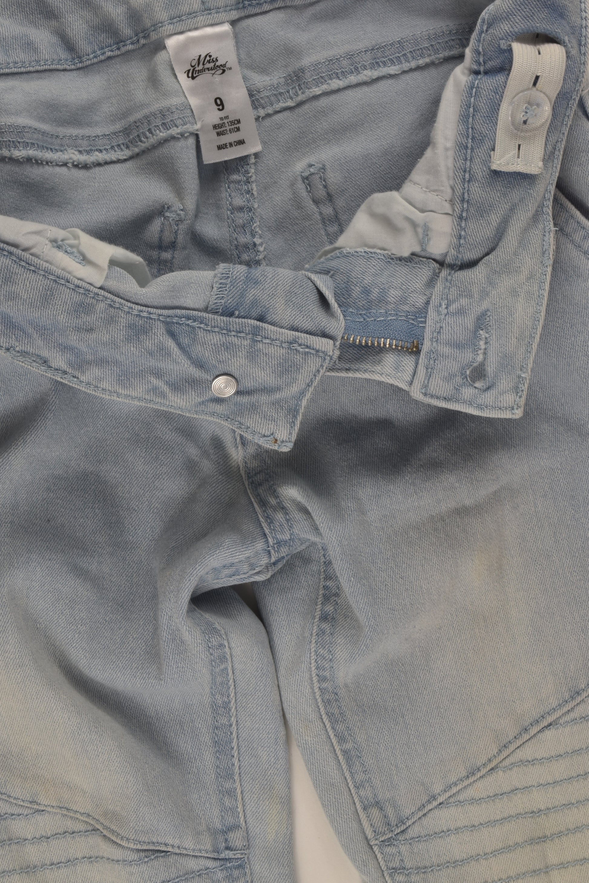 Miss Understood Size 9 Stretchy Denim Pants