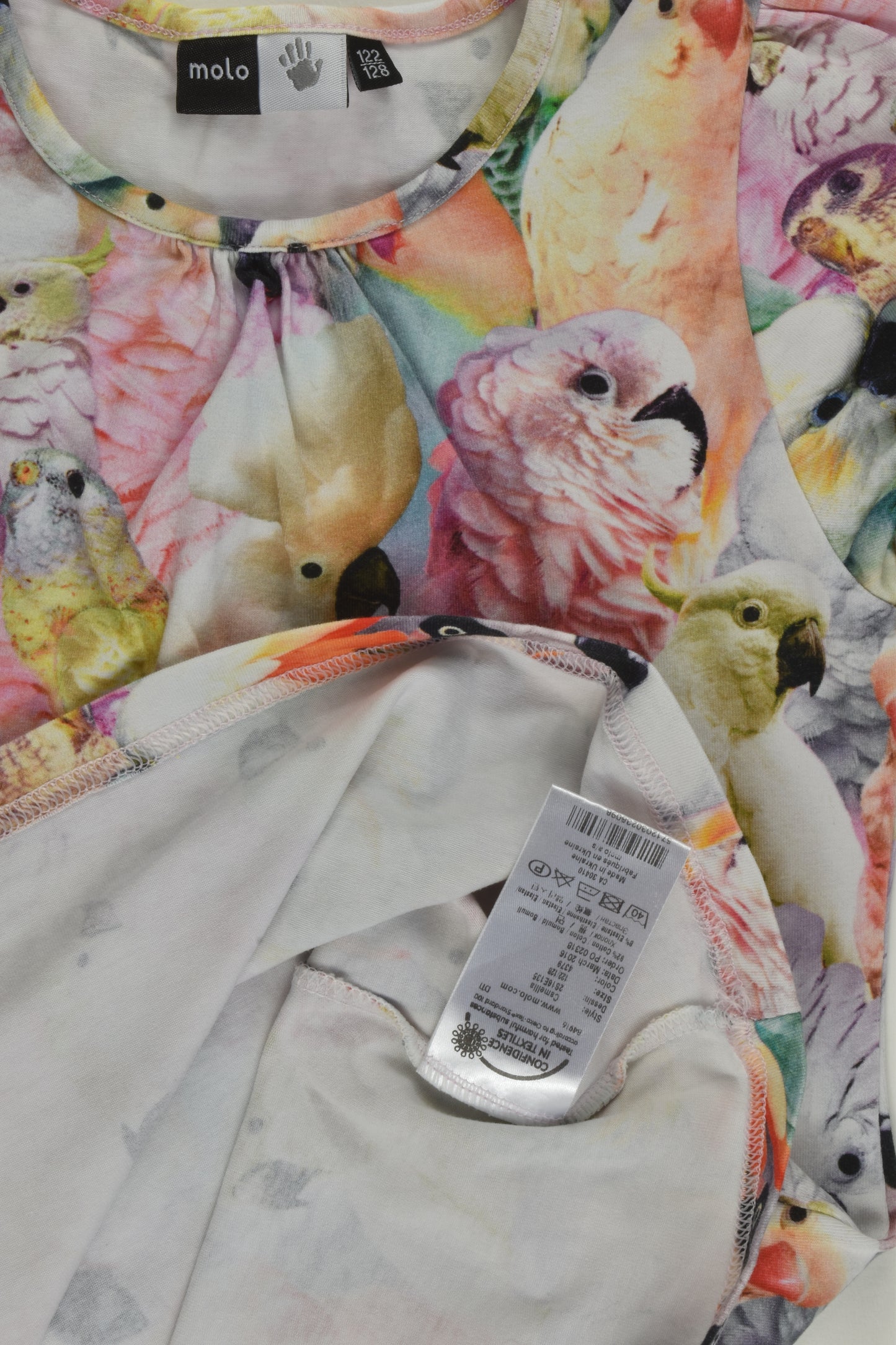 Molo Size 7-8 Bird Dress