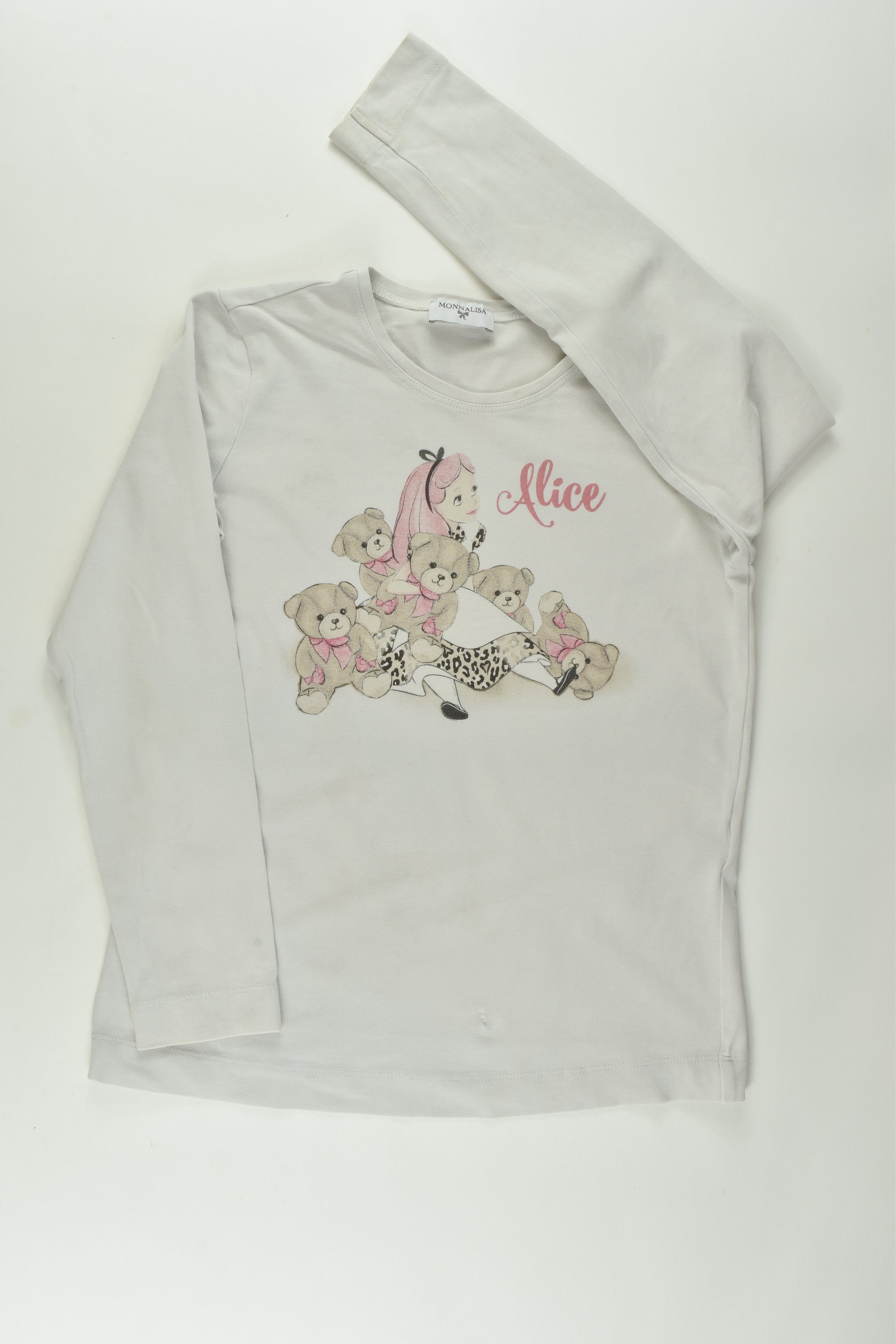 Monnalisa Size 10 Alice in Wonderland Top