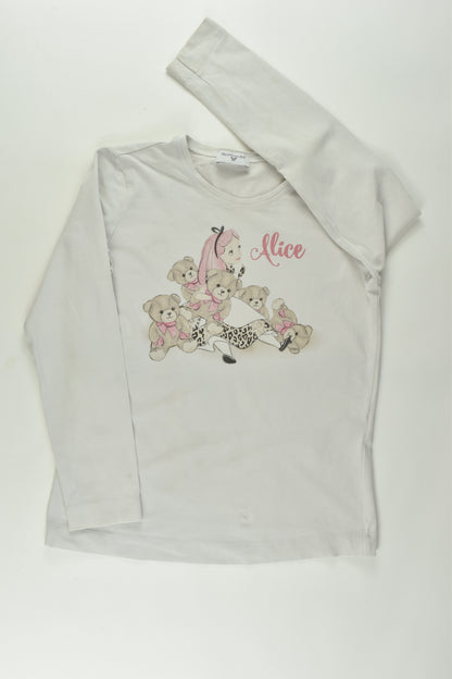 Monnalisa Size 10 Alice in Wonderland Top