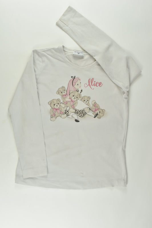 Monnalisa Size 10 Alice in Wonderland Top