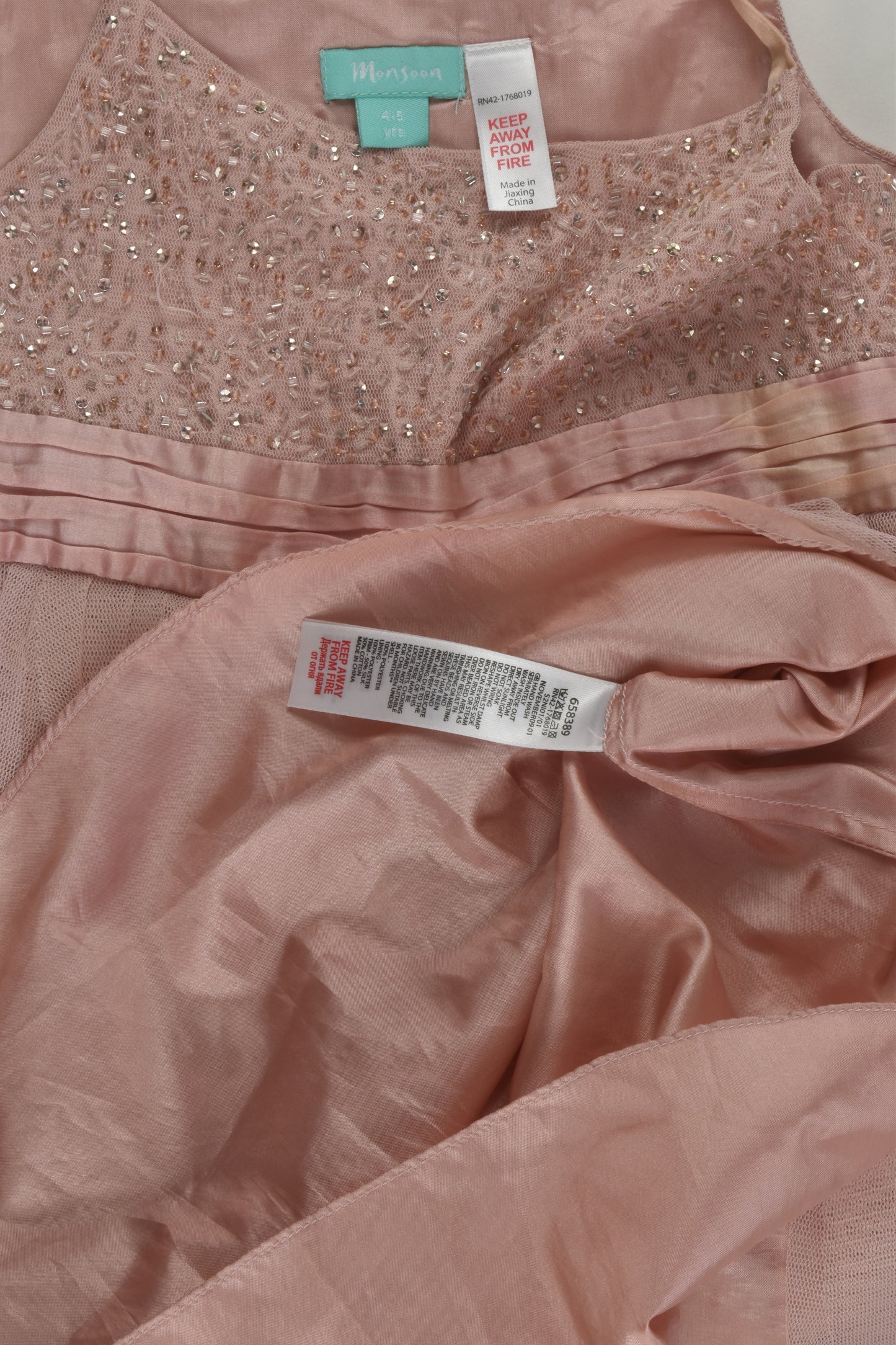 Monsoon Size 4-5 Special Occasion Dress