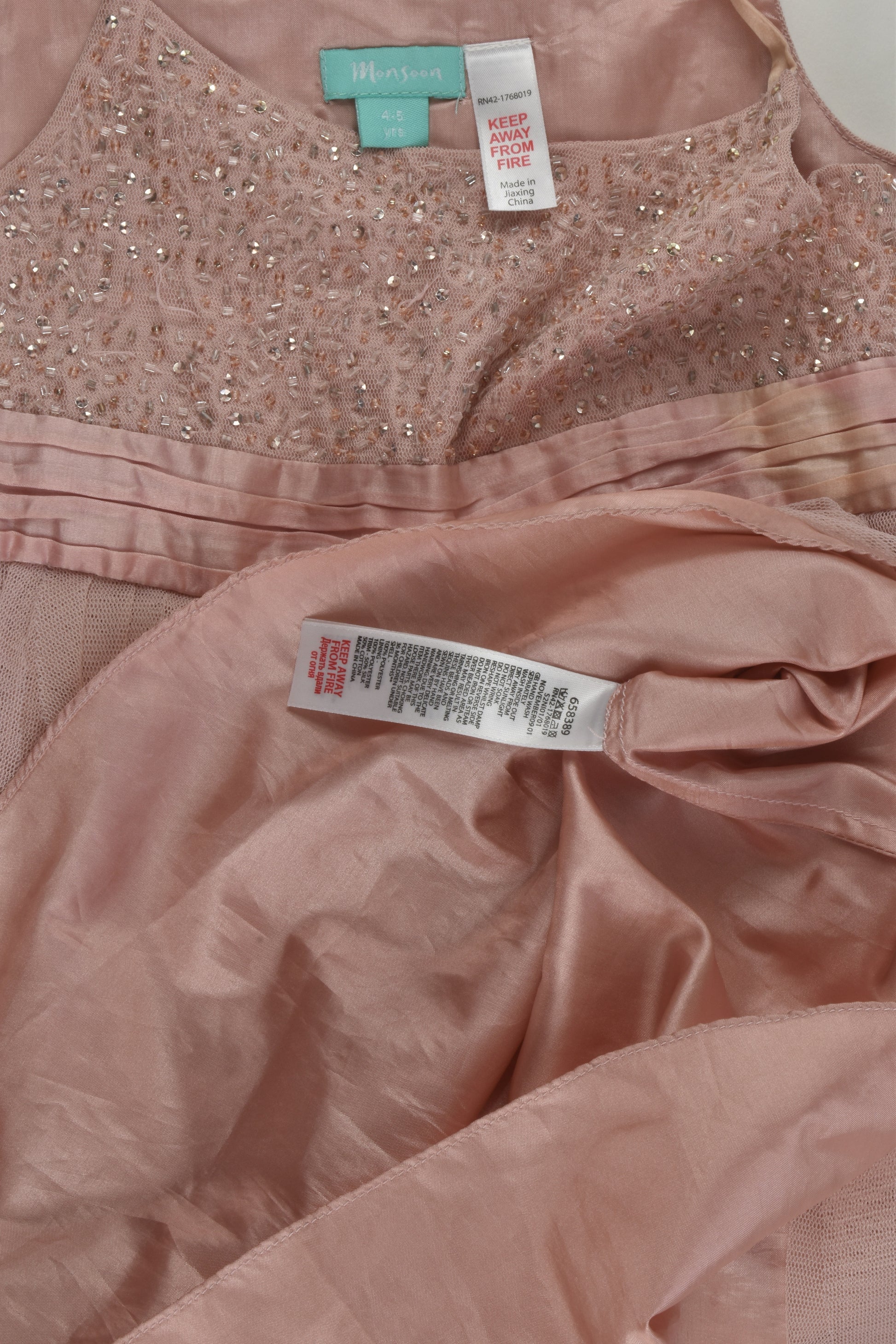 Monsoon Size 4-5 Special Occasion Dress