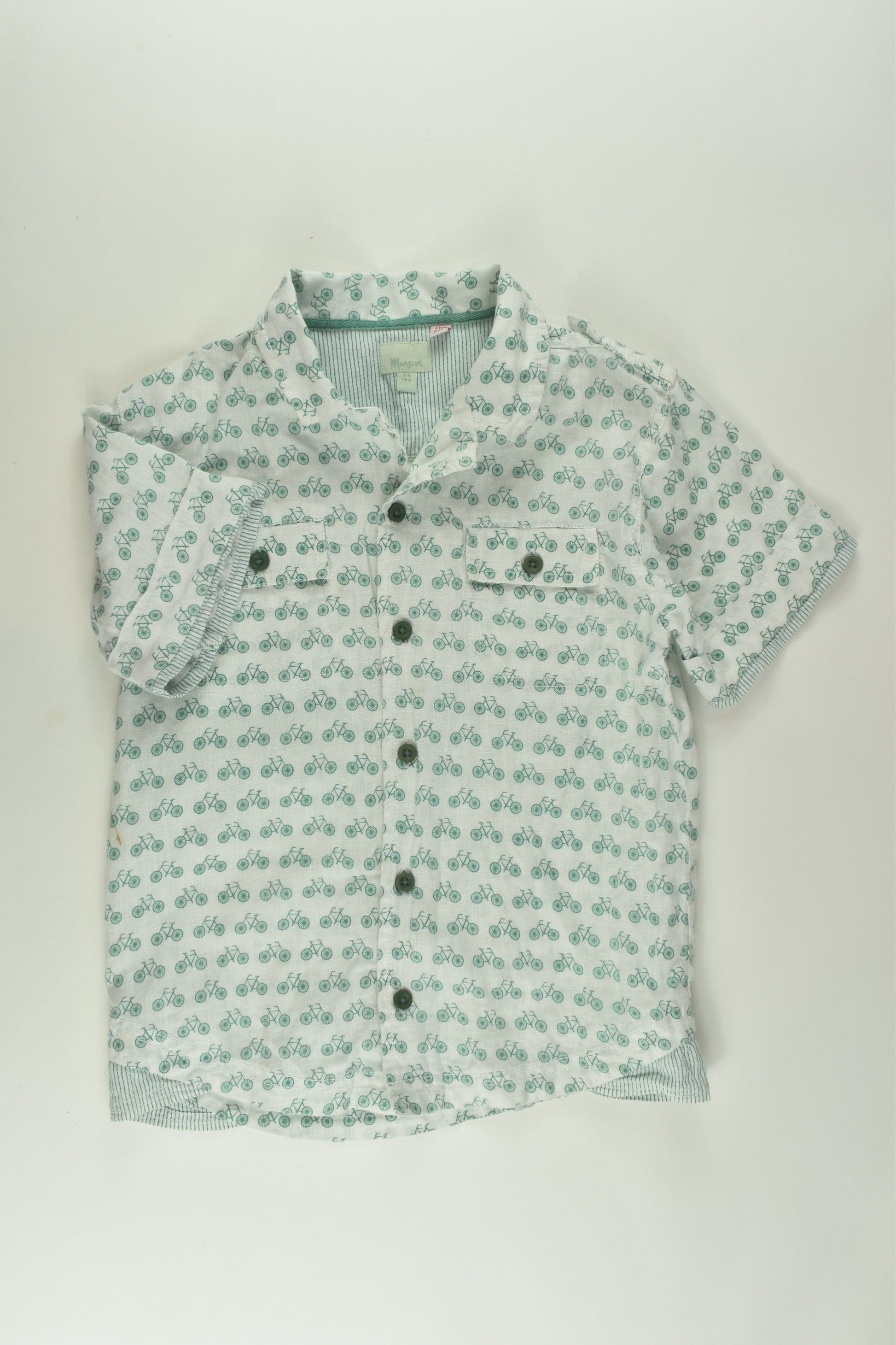 Monsoon Size 7-8 Linen Shirt