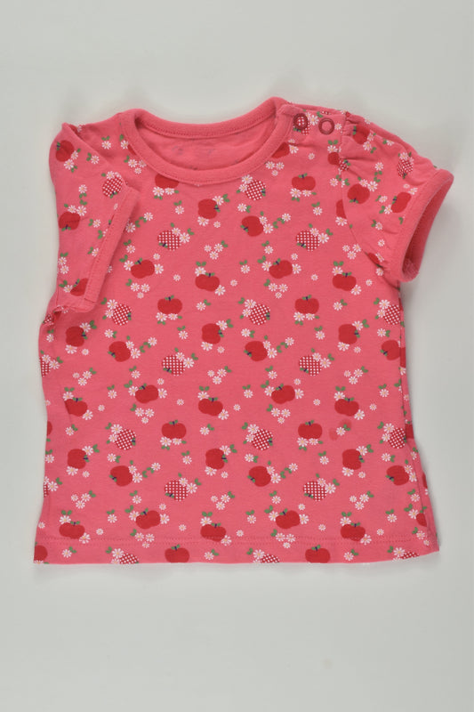 Mothercare Size 00 Apple T-shirt