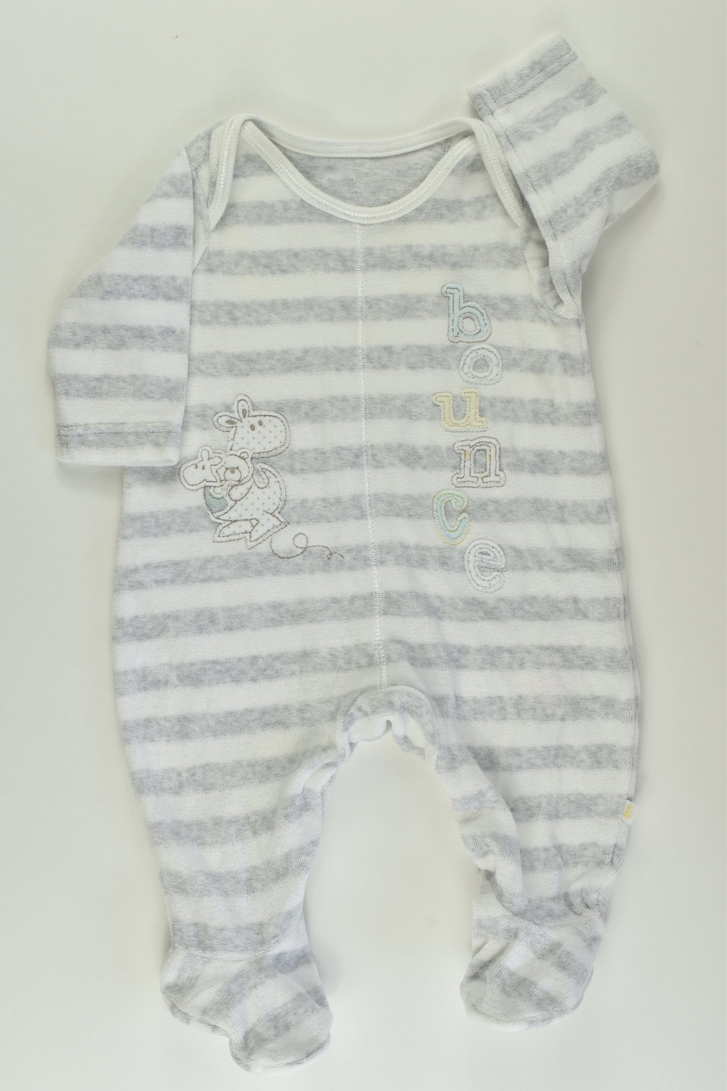 Mothercare Size 000 Velour Romper