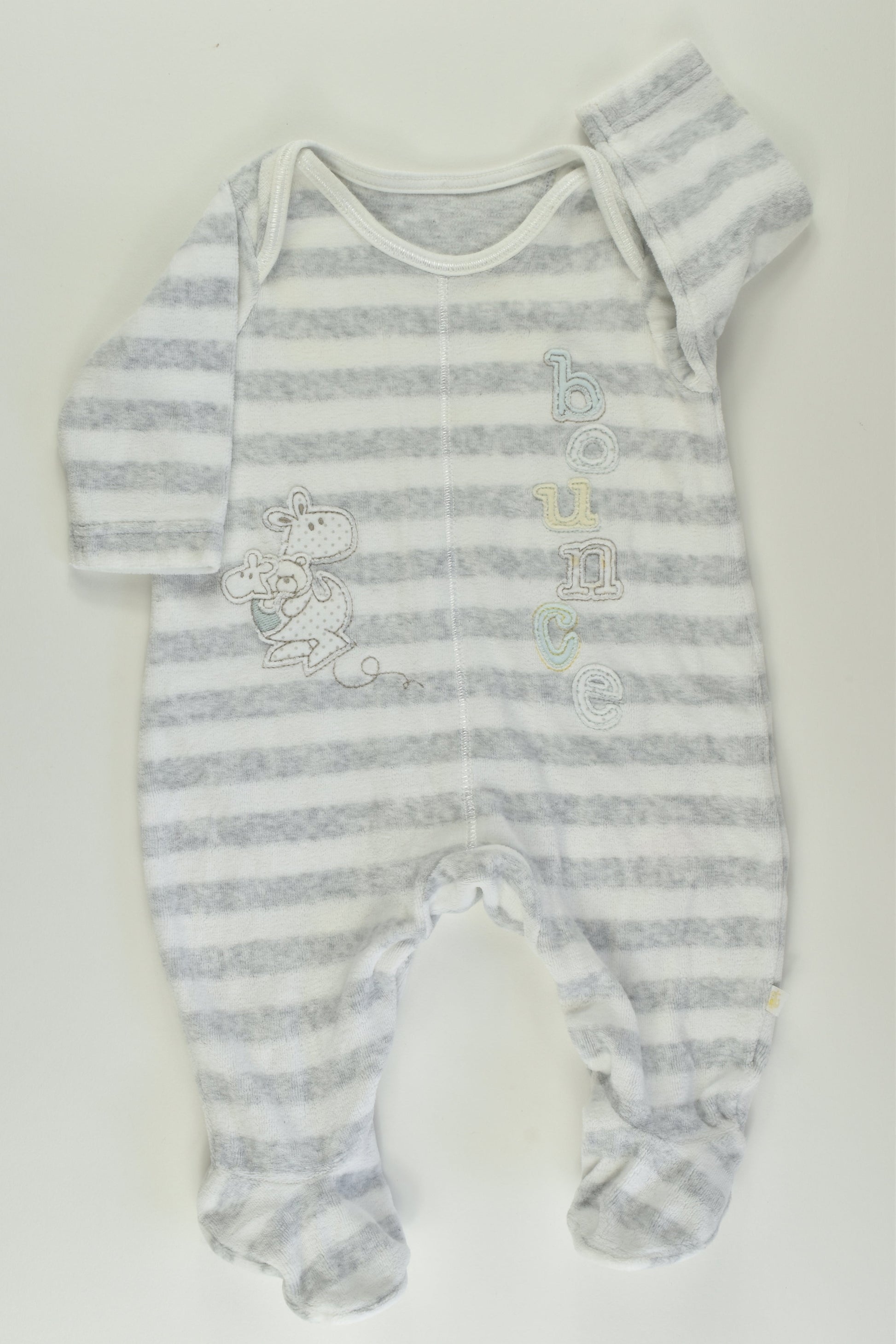 Mothercare Size 000 Velour Romper