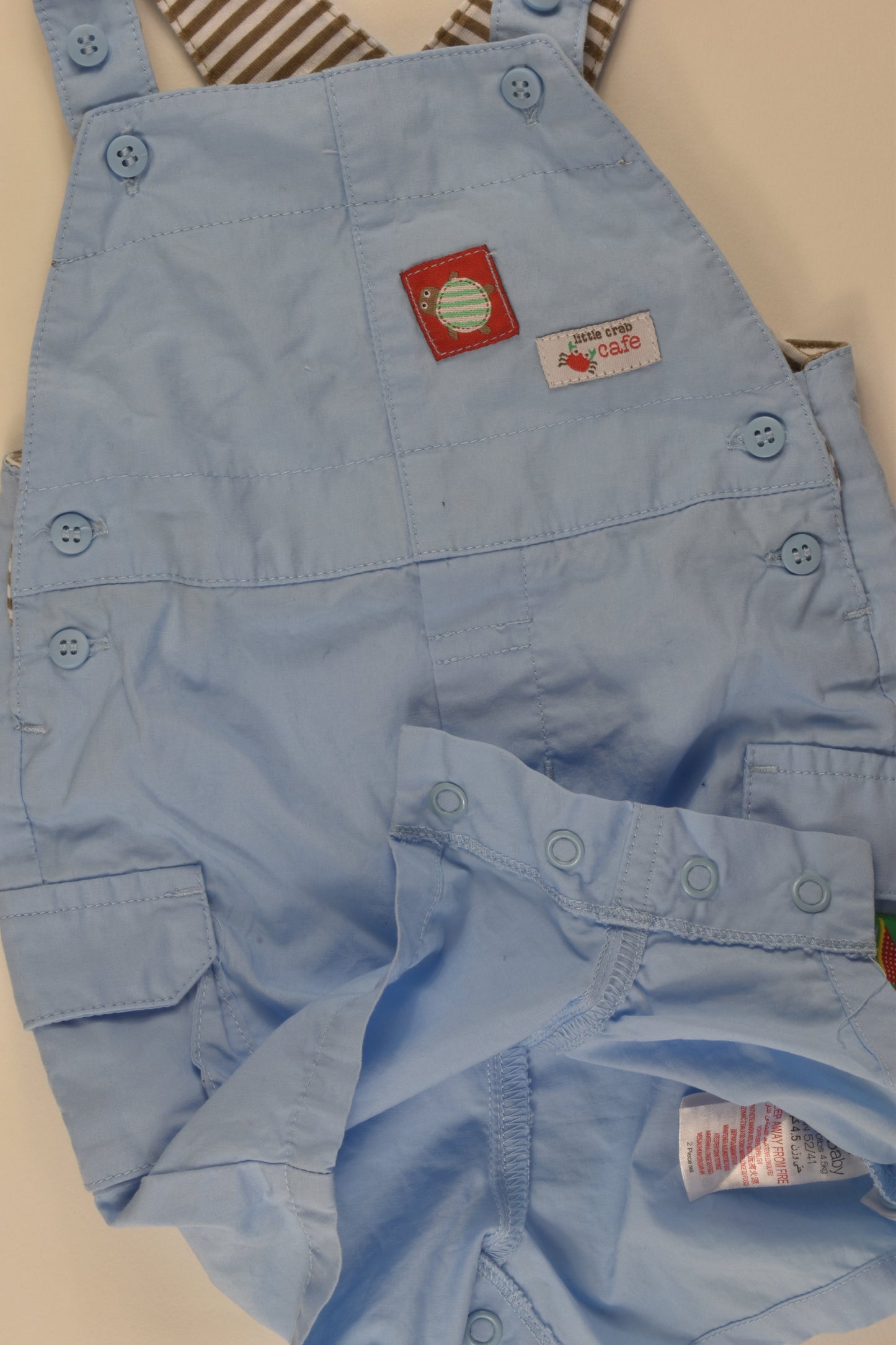 Mothercare Size 0000 Short Overalls