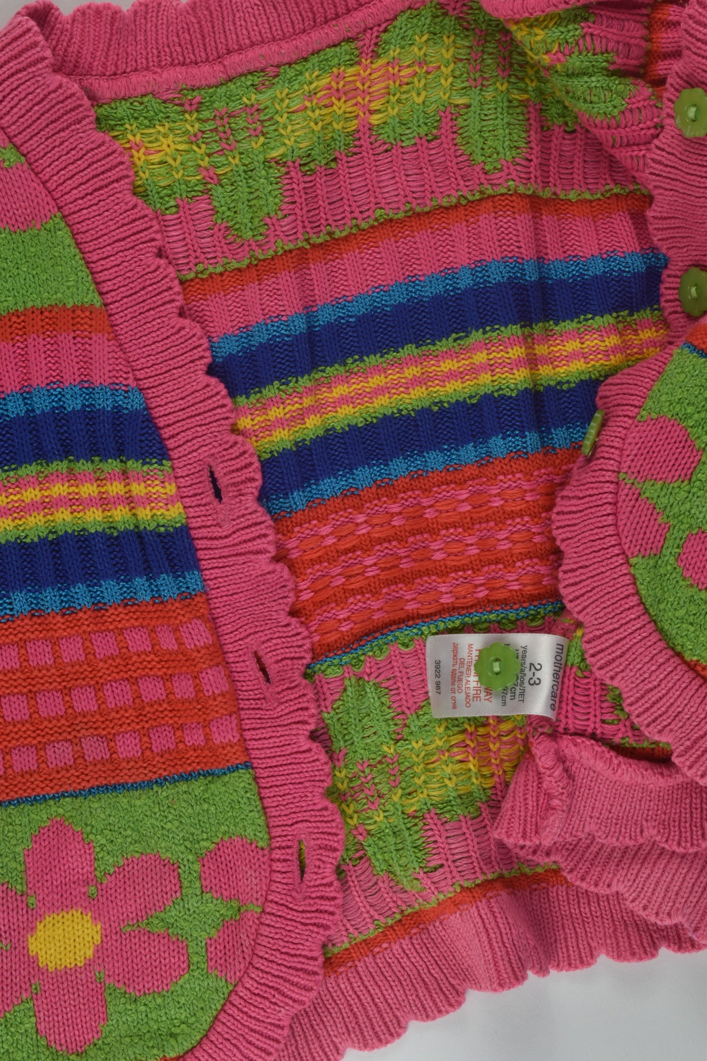 Mothercare Size 2-3 Knit Cardigan