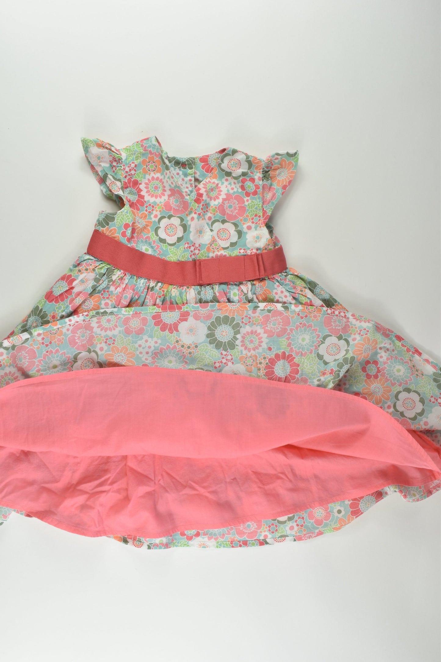 Mothercare Size 2 Lined Floral Dress
